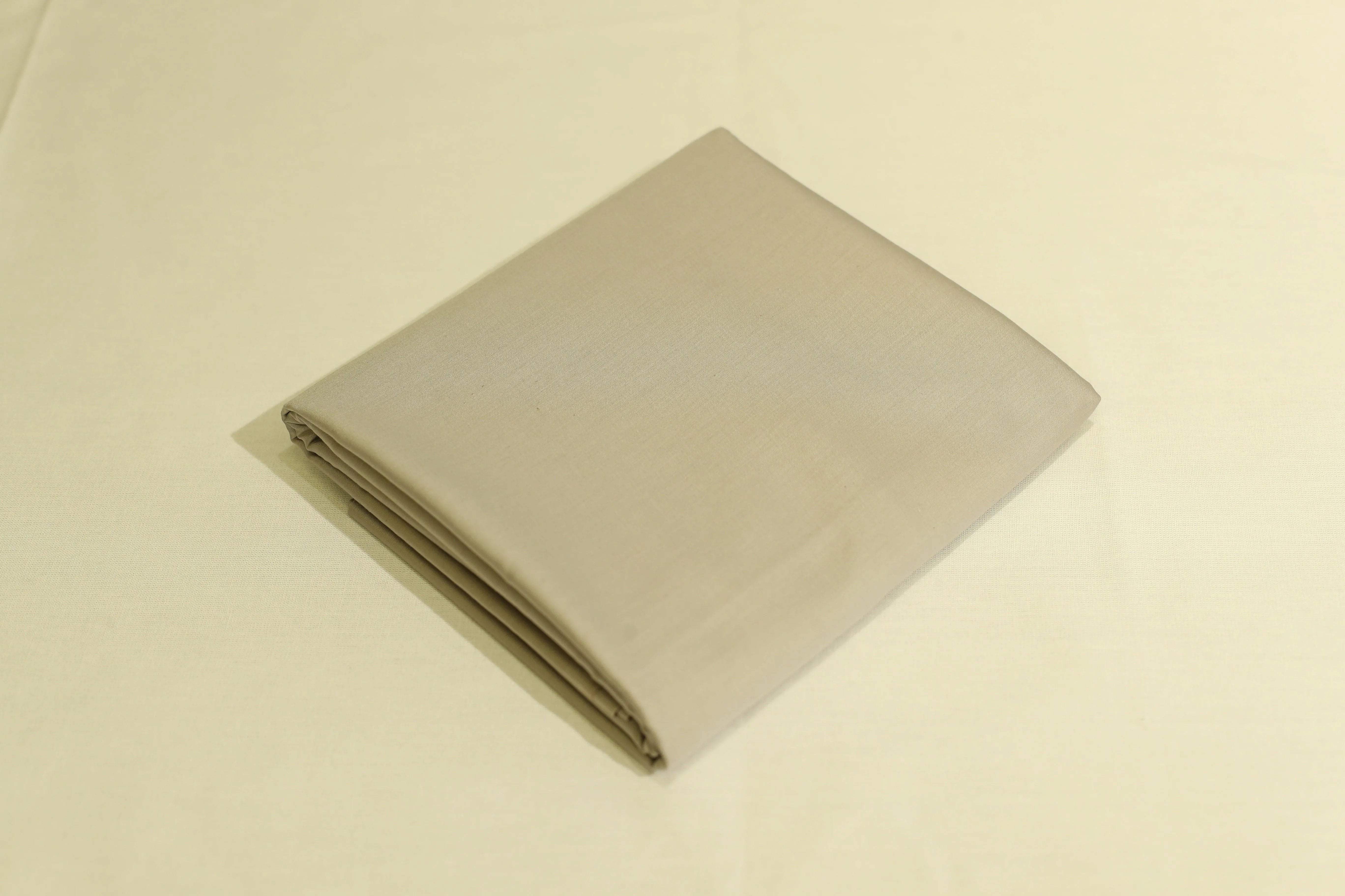 Mfoks : Everyday Plain Cotton Satin Fabric - Dusty Beige - M'Foks