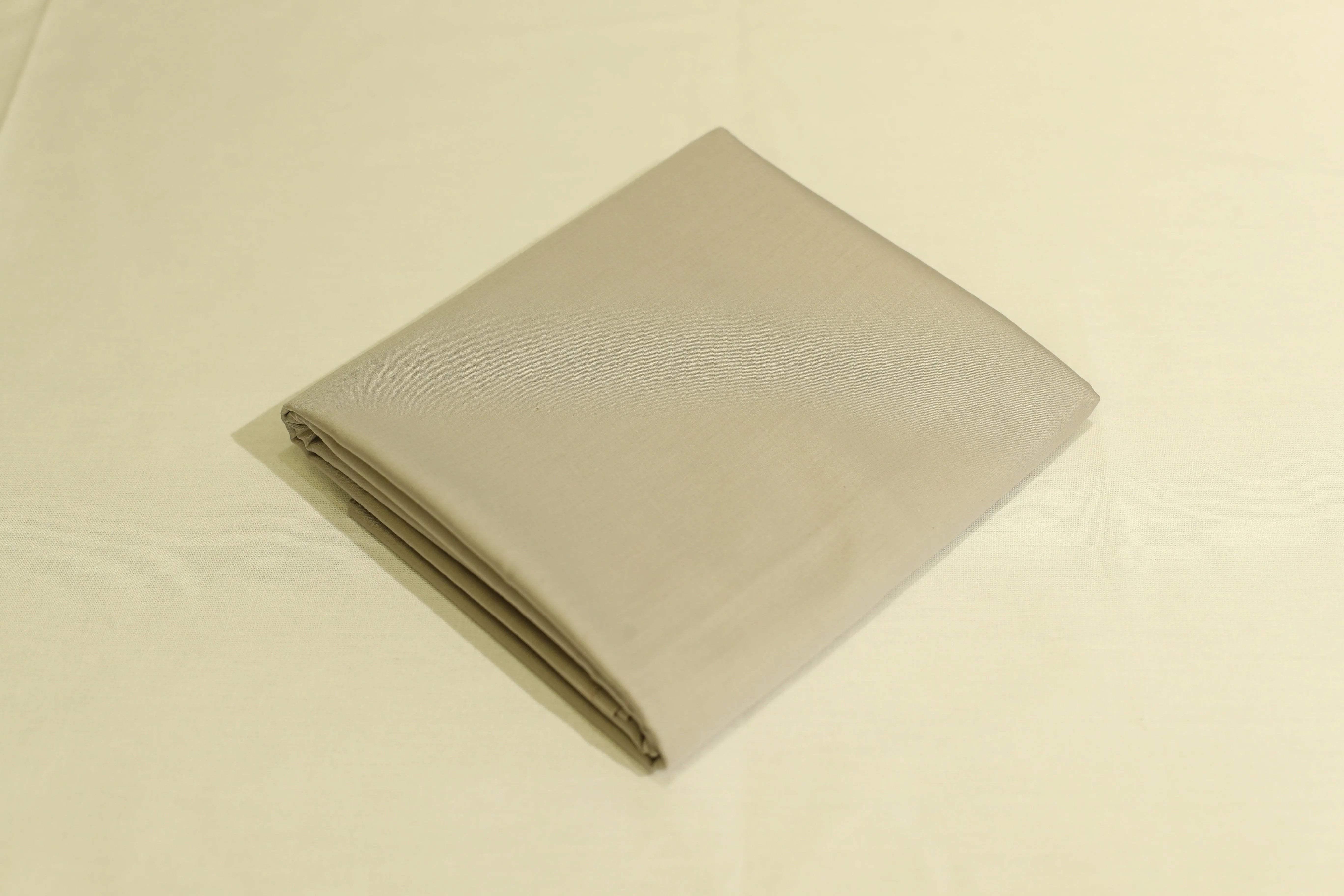 Mfoks : Everyday Plain Cotton Satin Fabric - Dusty Beige - M'Foks