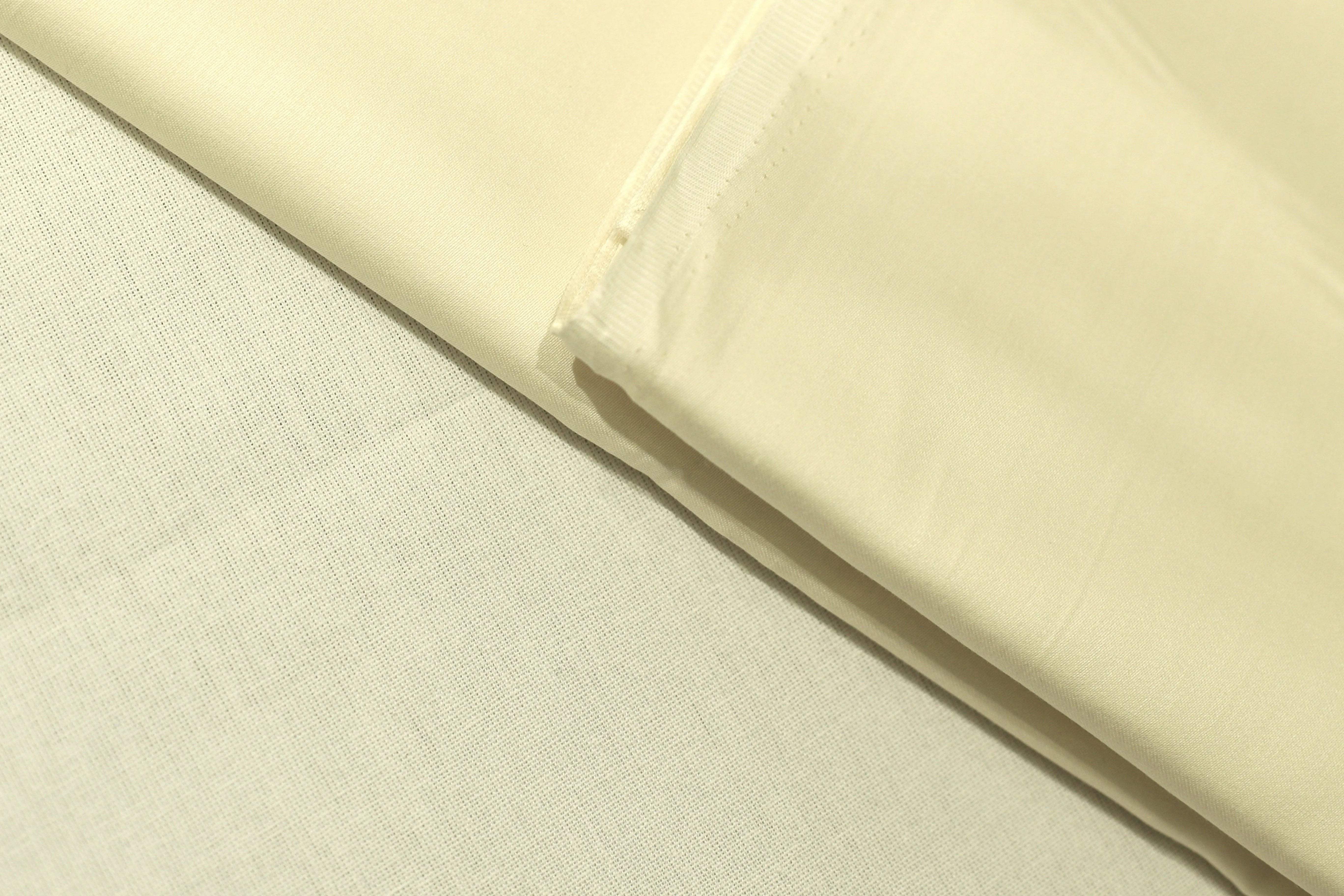Mfoks : Everyday Plain Cotton Satin Fabric - OFF White - M'Foks