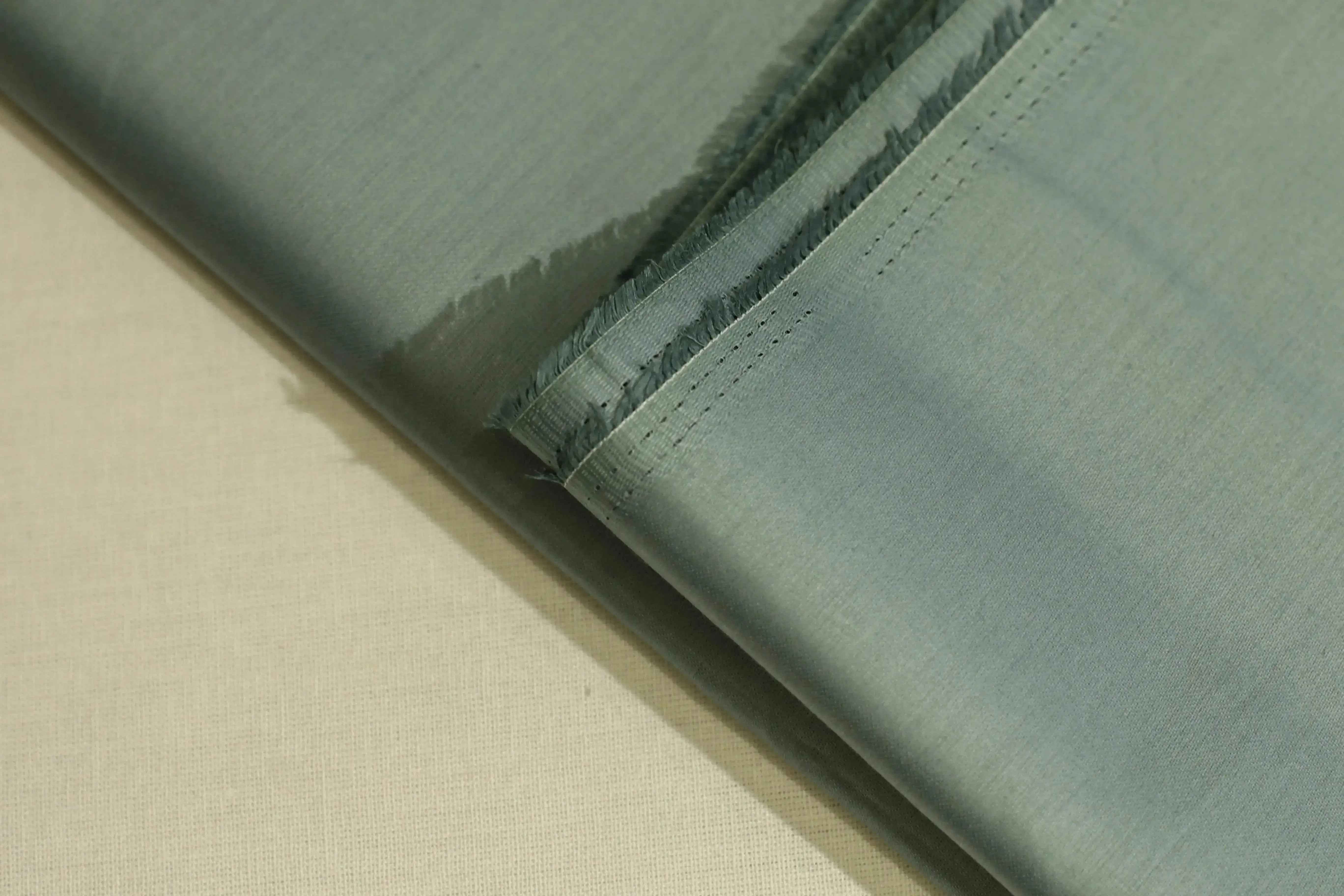 Mfoks : Everyday Plain Cotton Satin Fabric - Pastel Blue