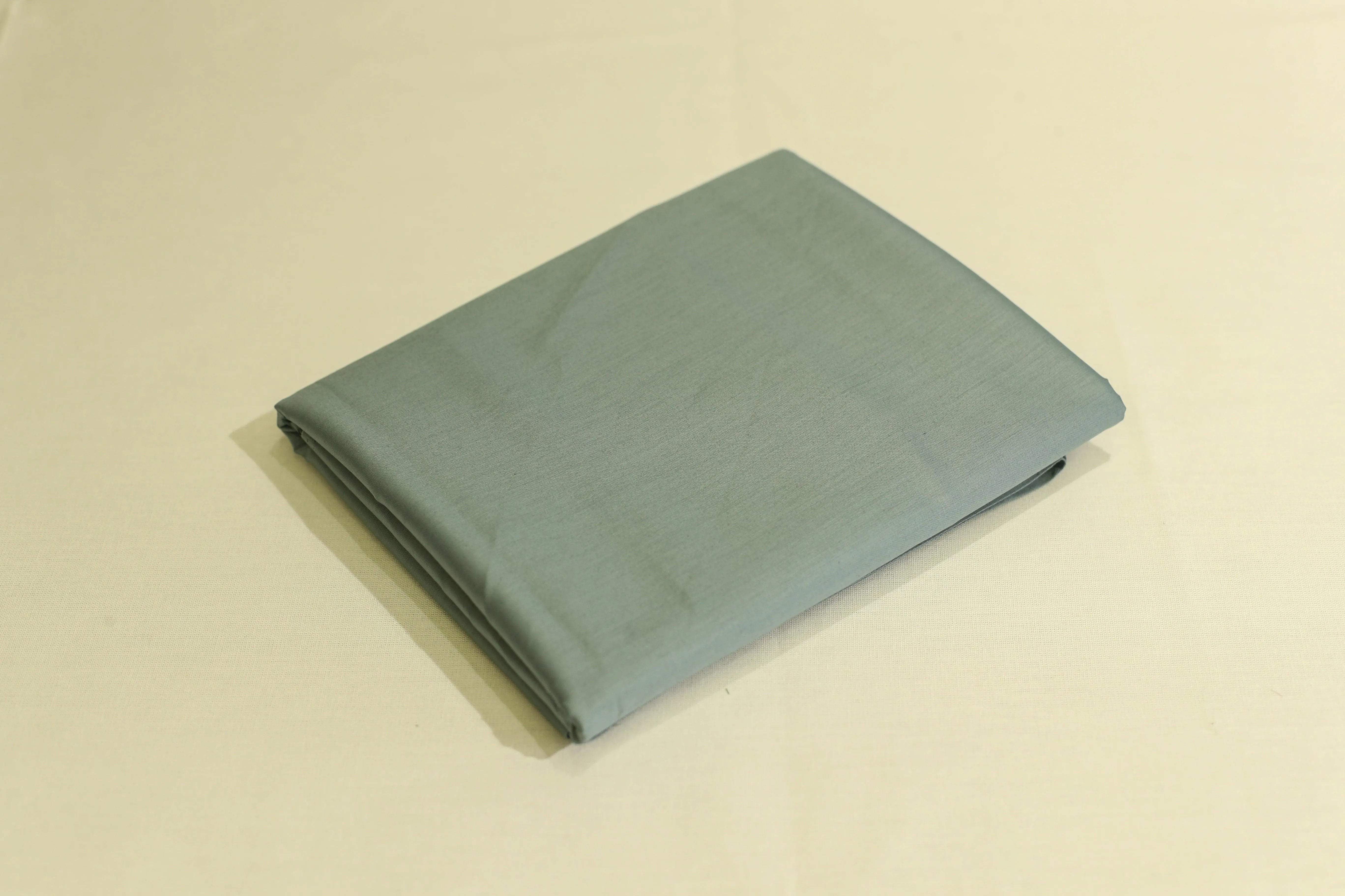 Mfoks : Everyday Plain Cotton Satin Fabric - Pastel Blue - M'Foks