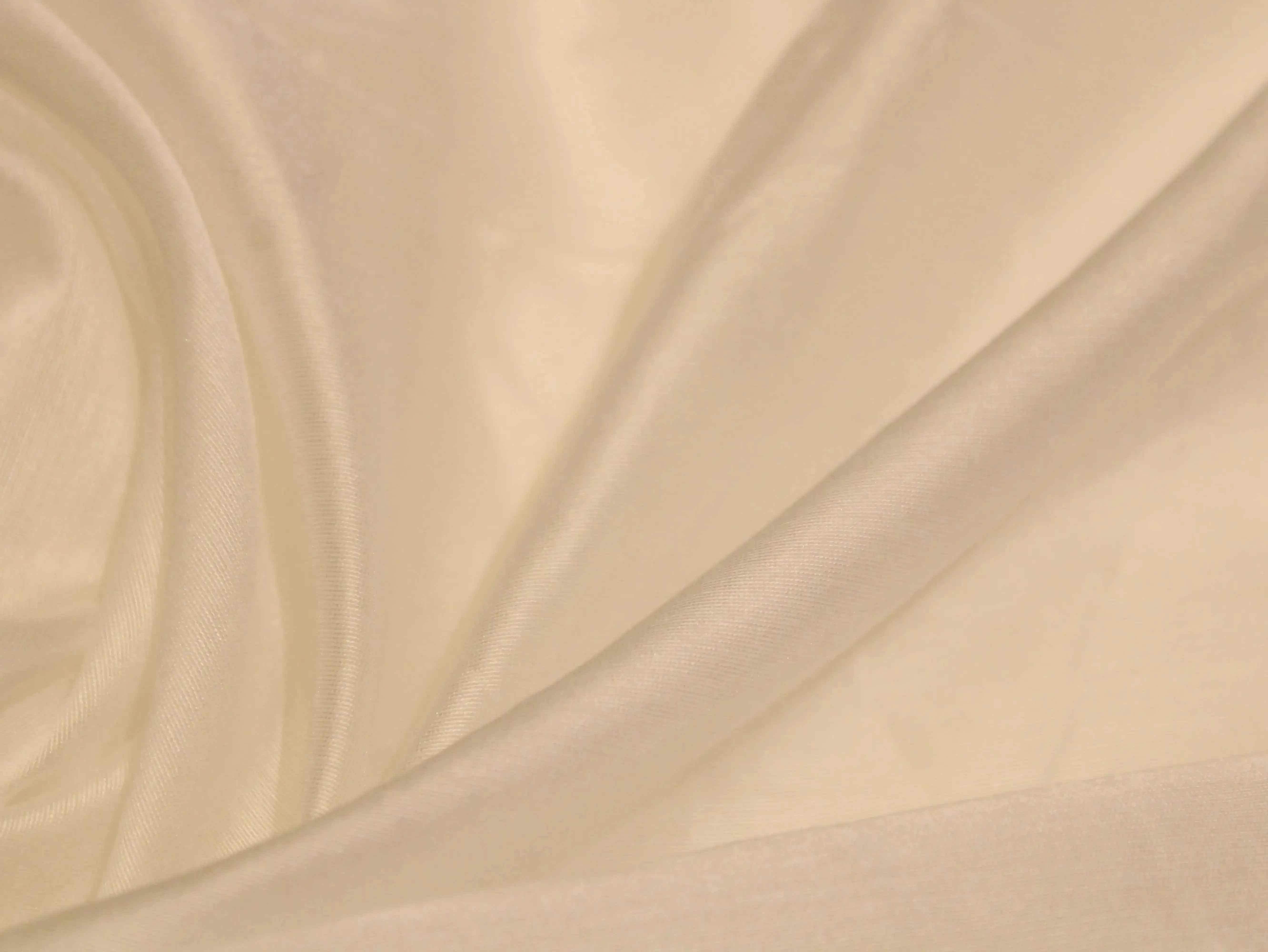 Plain White Dyeable Chanderi Silk Fabric