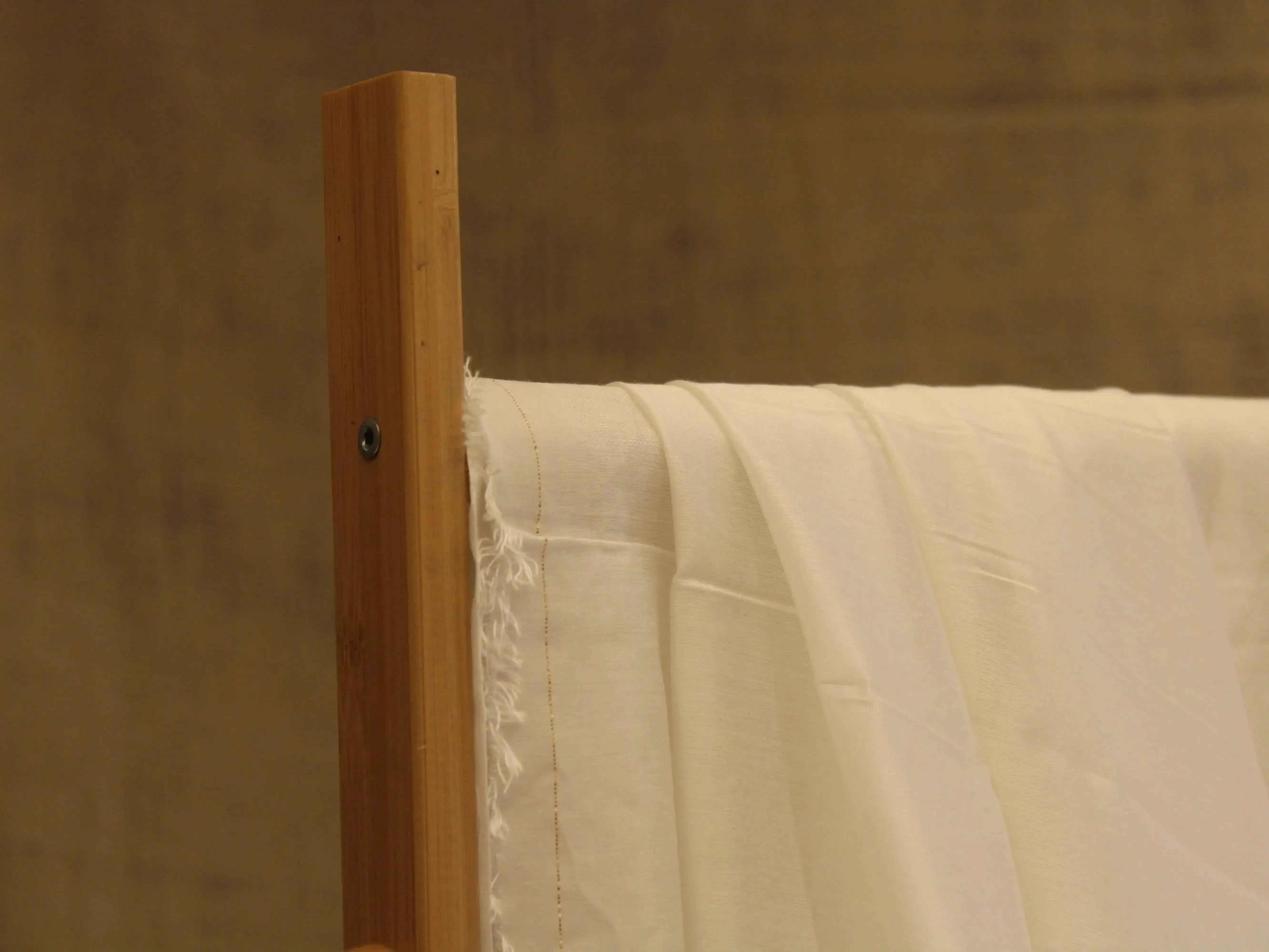 Plain White Dyeable Chanderi Silk Fabric