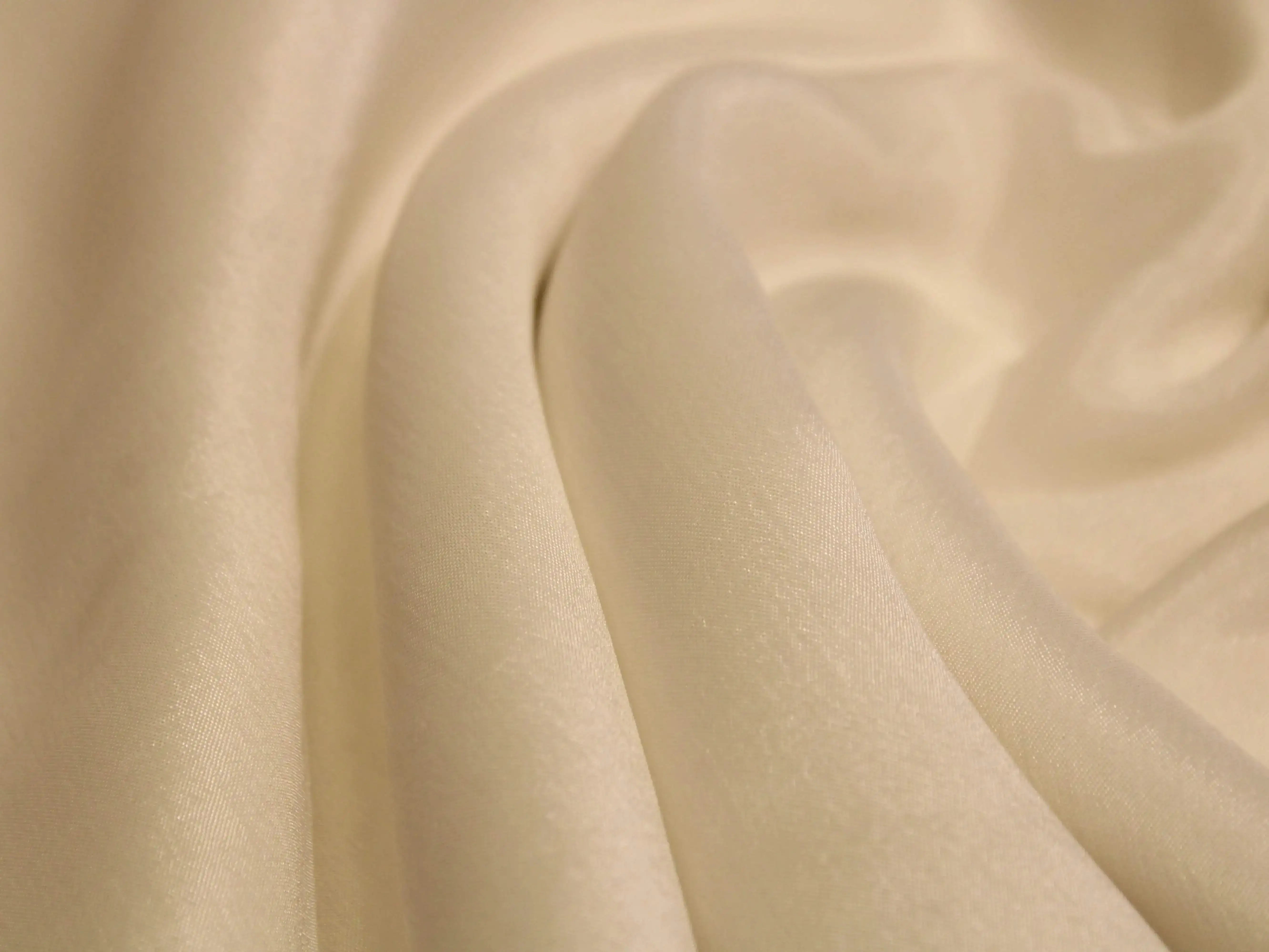 Plain White Dyeable Chinon Fabric - M'Foks