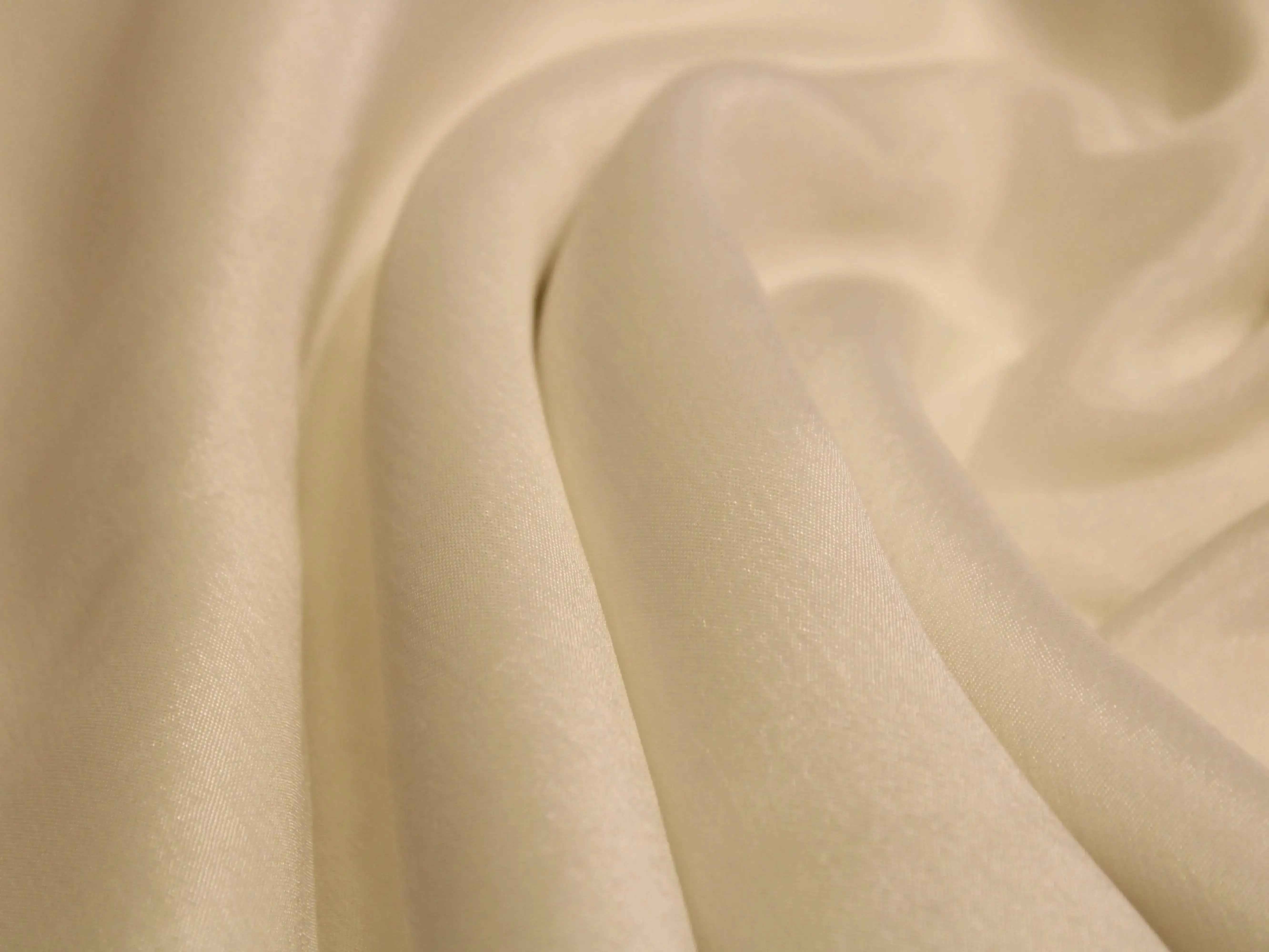 Plain White Dyeable Chinon Fabric