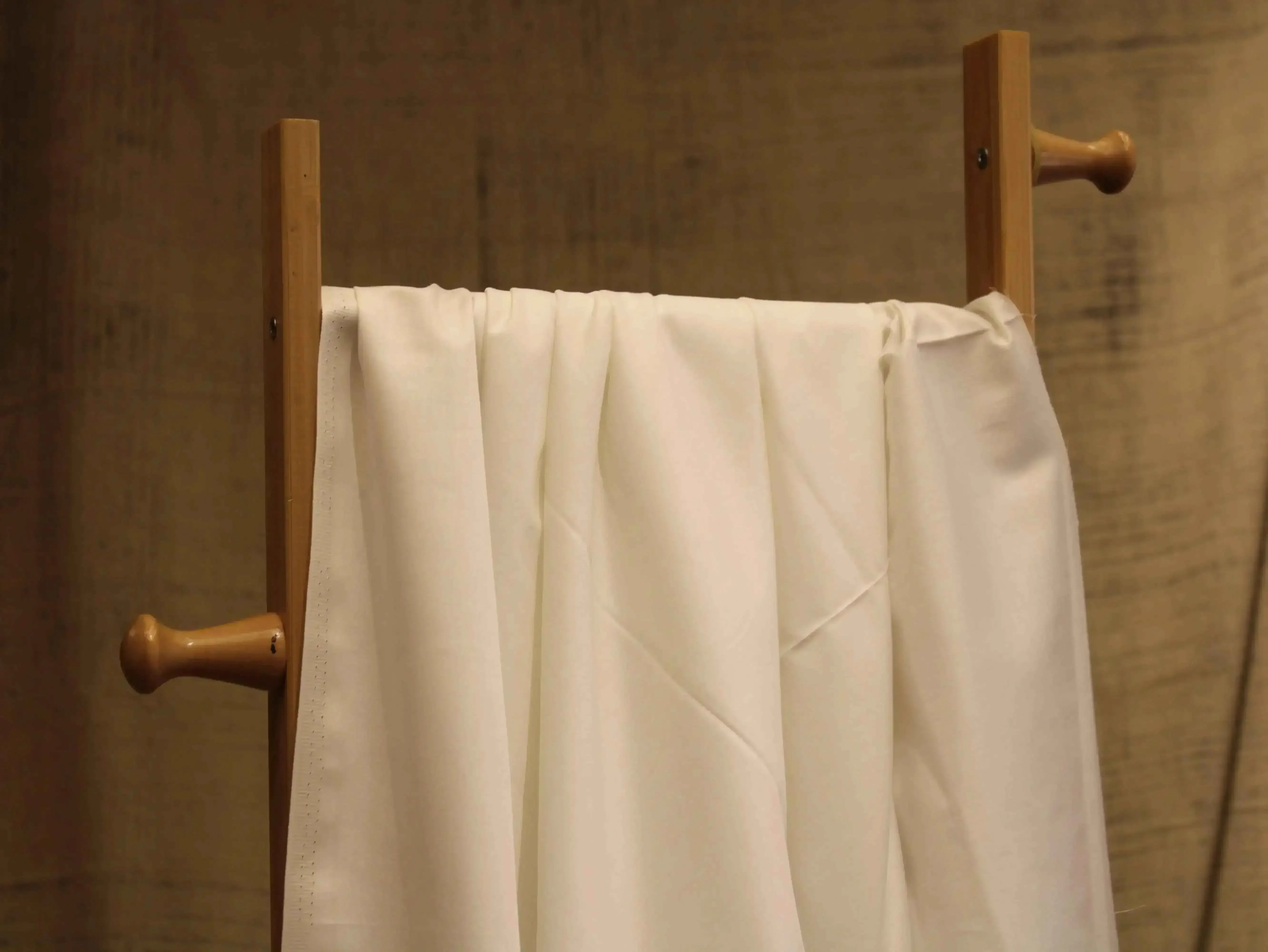Plain White Dyeable Cotton Satin Fabric