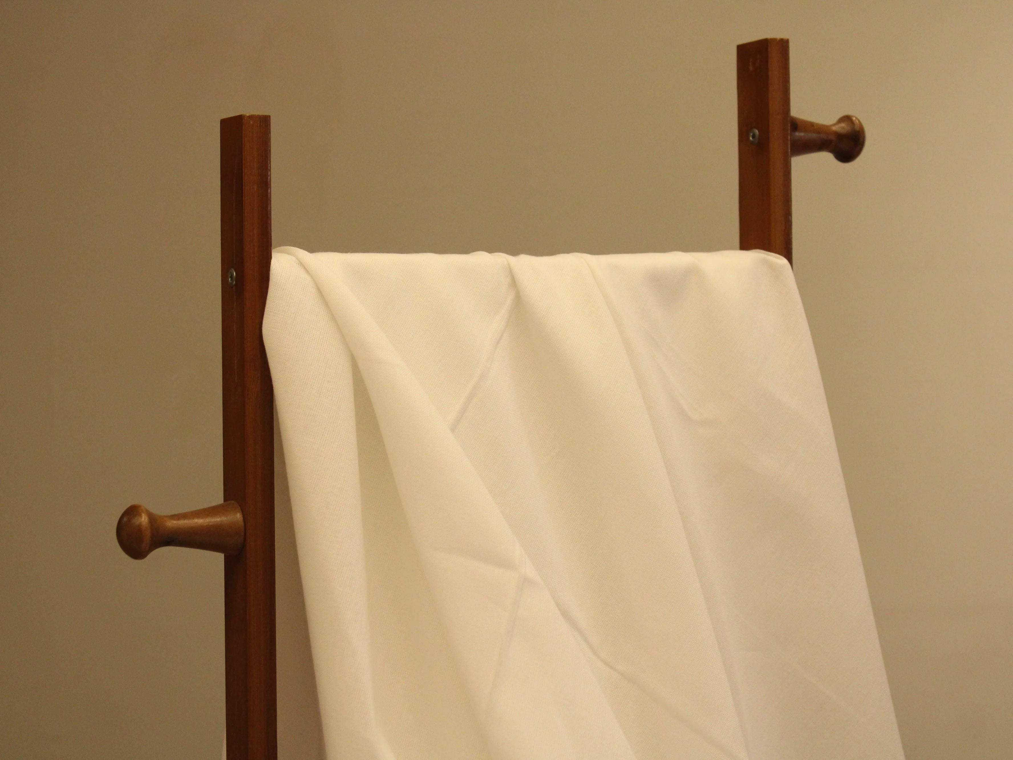 Plain White Dyeable Flex Cotton Fabric - M'Foks
