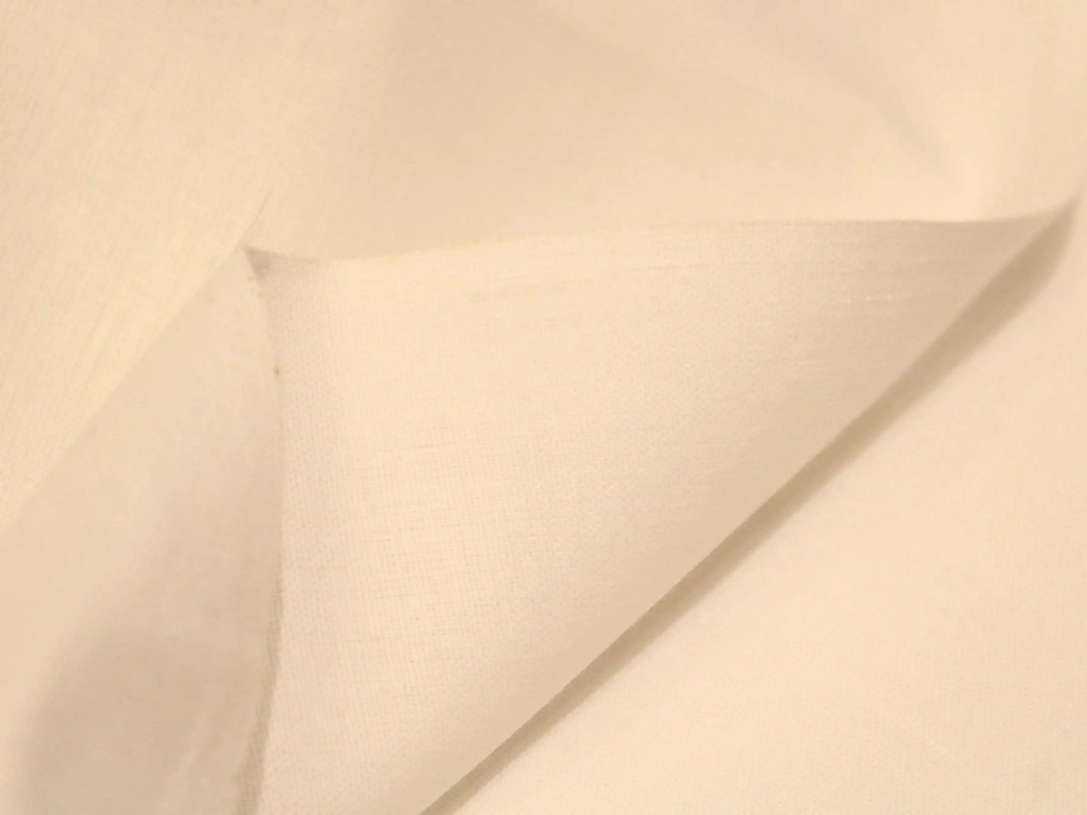 Plain White Dyeable Flex Cotton Fabric - M'Foks