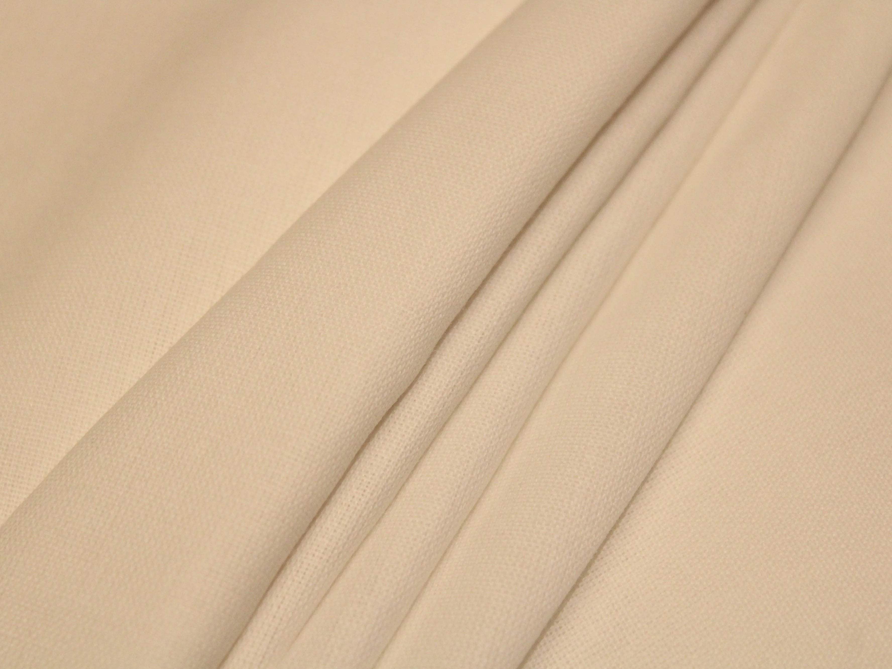 Plain White Dyeable Flex Cotton Fabric - M'Foks