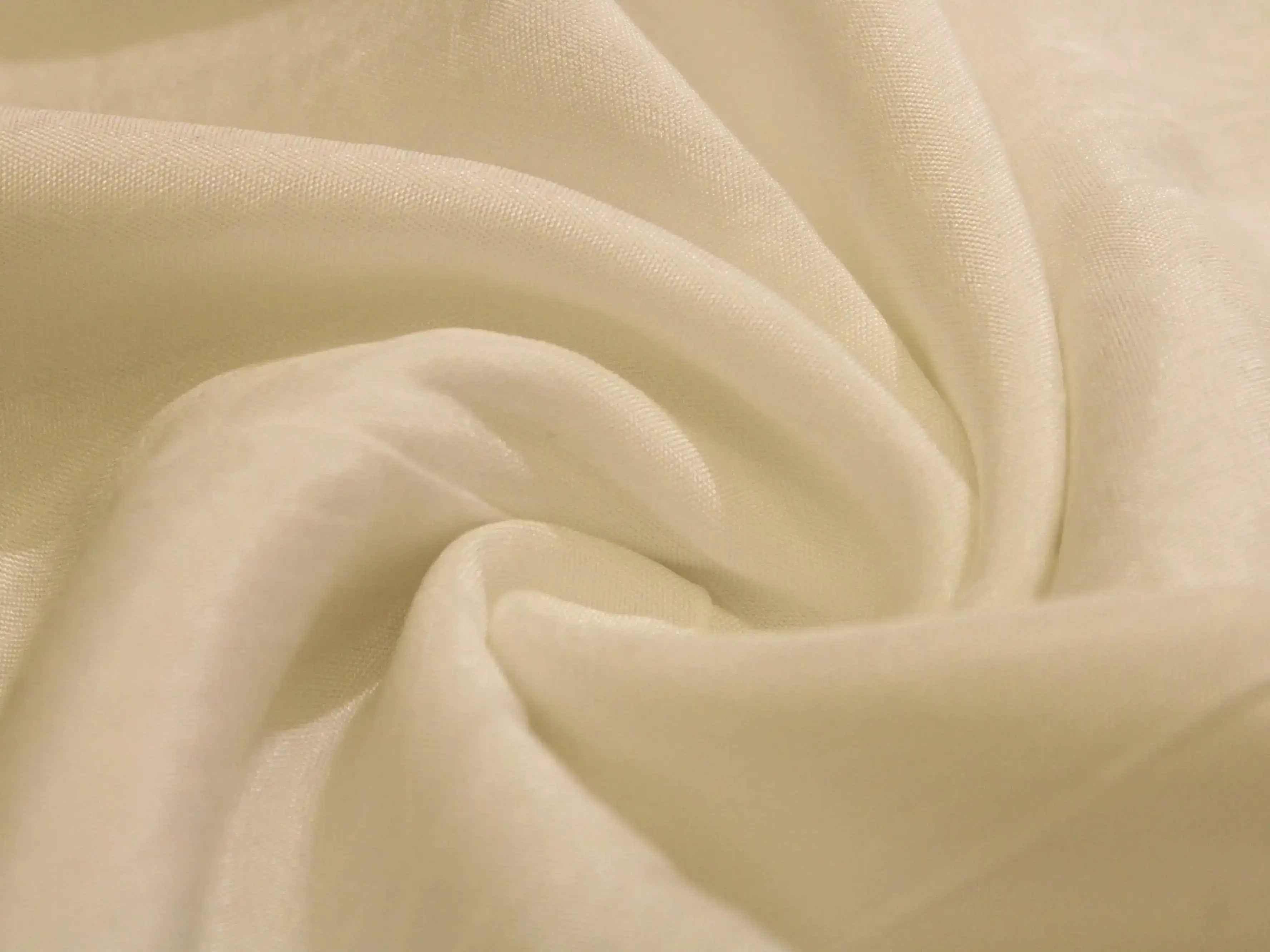 Raw Silk RFD Plain White Dyeable Fabric – (44 Inches)