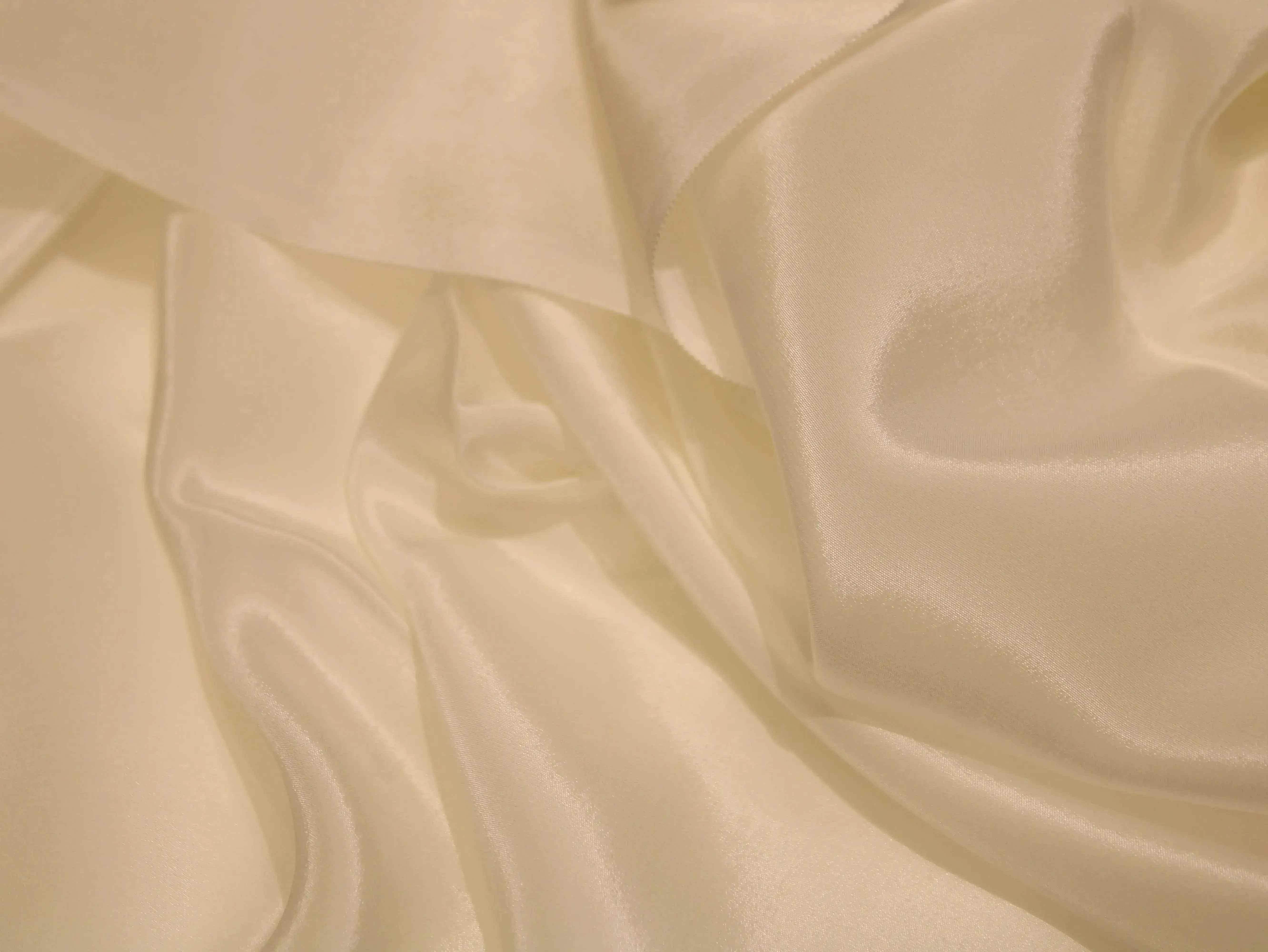 Plain White Dyeable Pure Natural Crepe Fabric