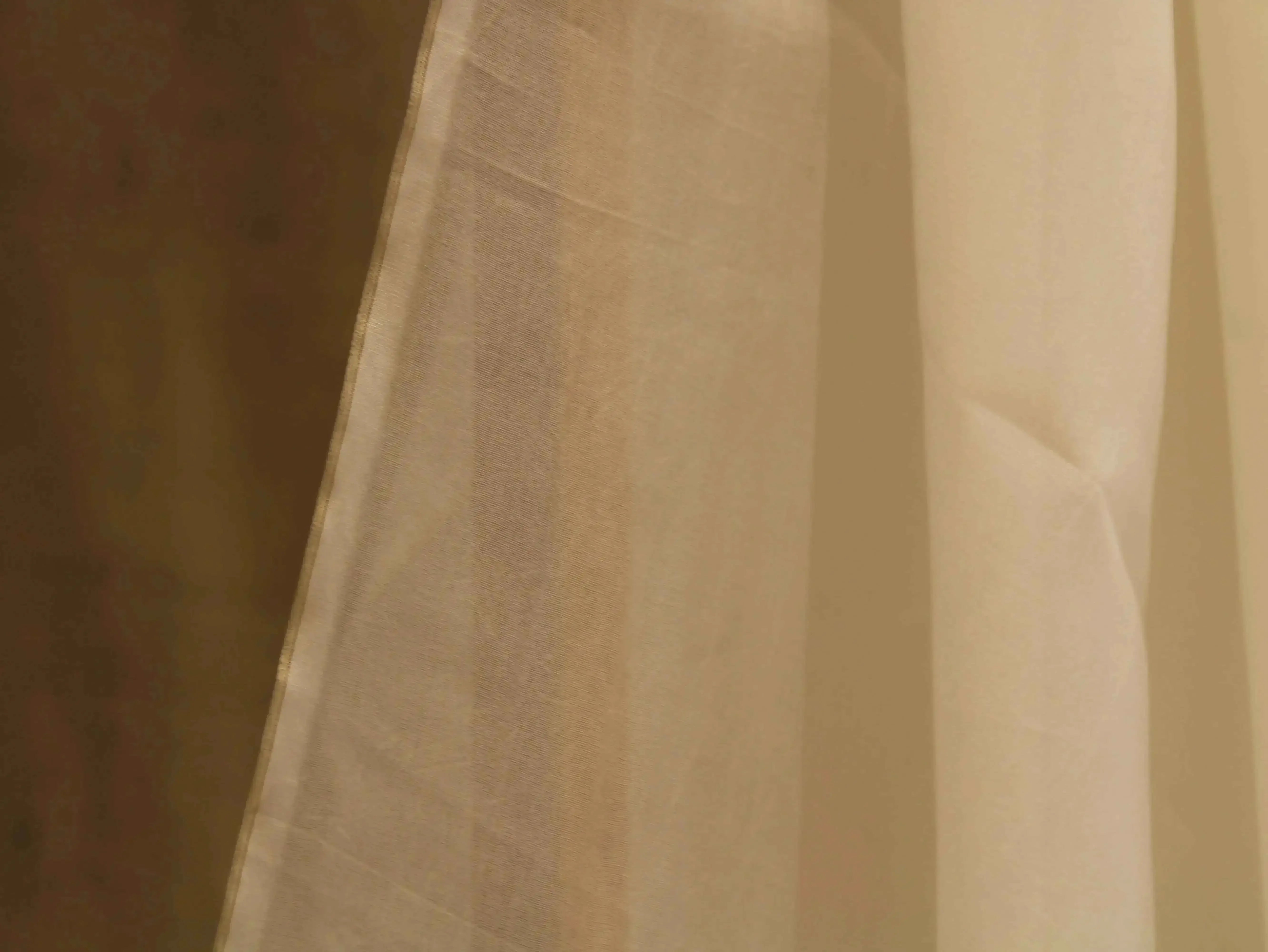 Plain White Dyeable Pure Organza Fabric