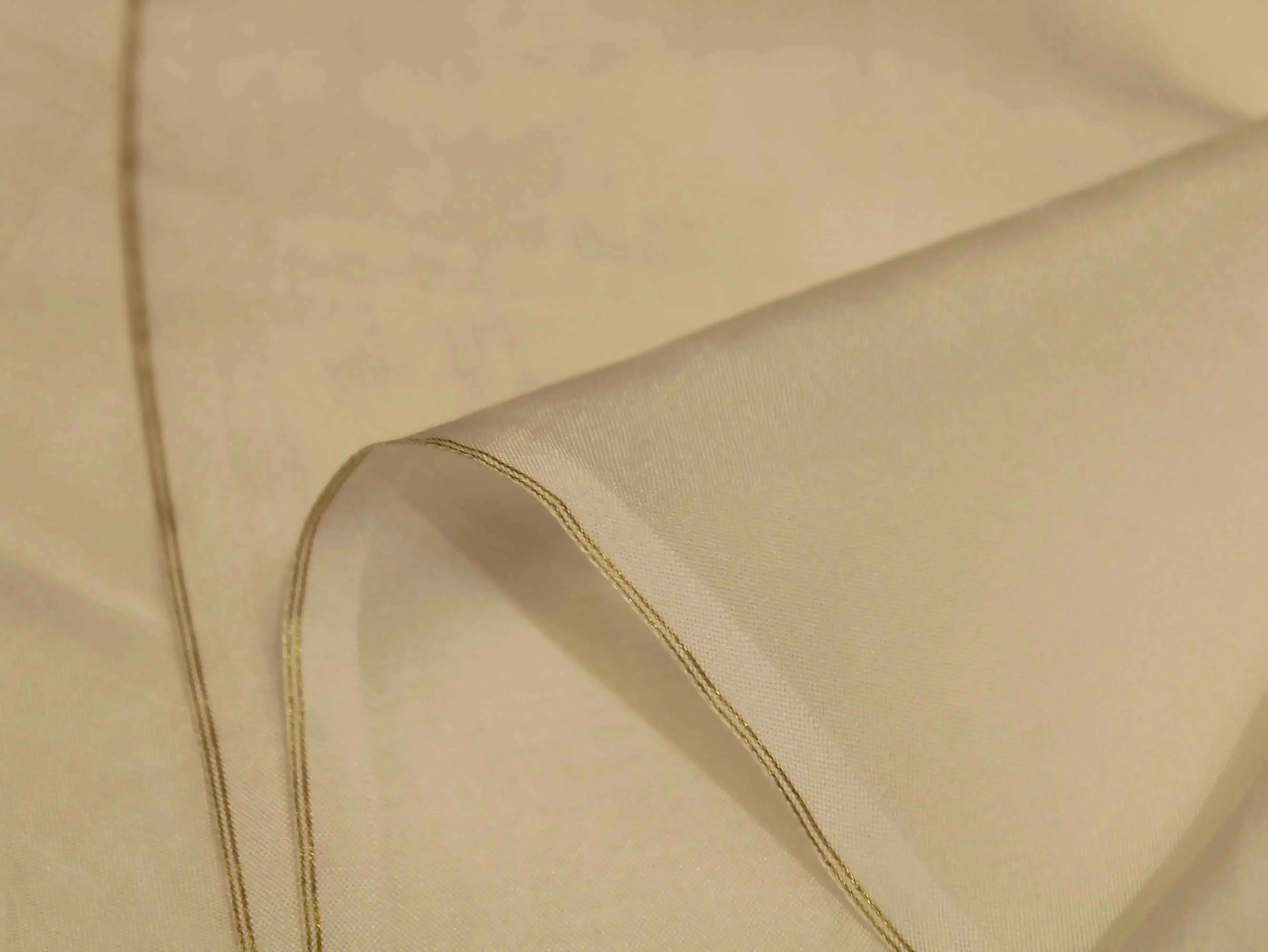 Plain White Dyeable Pure Organza Fabric