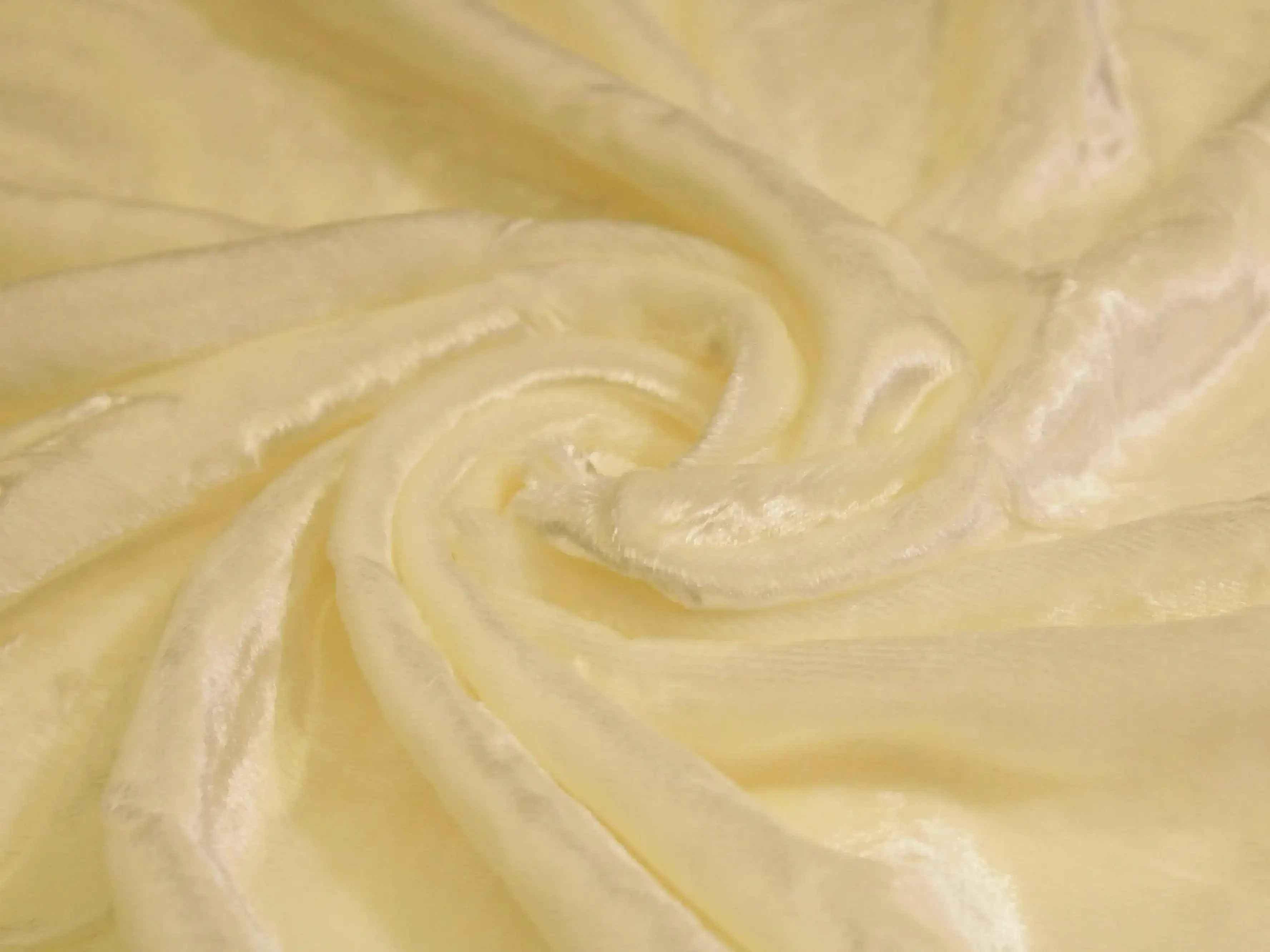 Micro Velvet RFD Plain White Dyeable Fabric – (44 Inches)