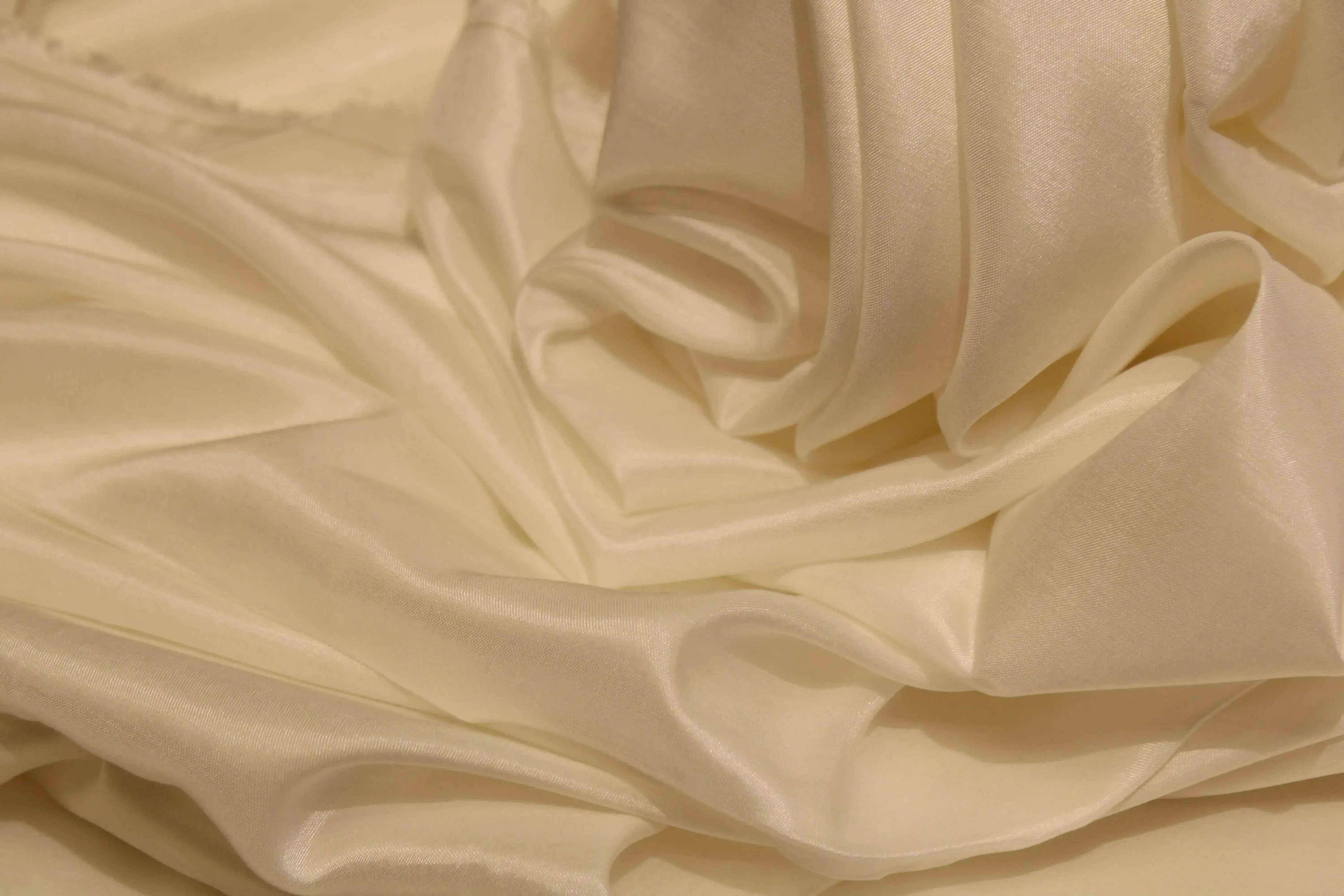 Plain White Dyeable Royal Muslin Fabric