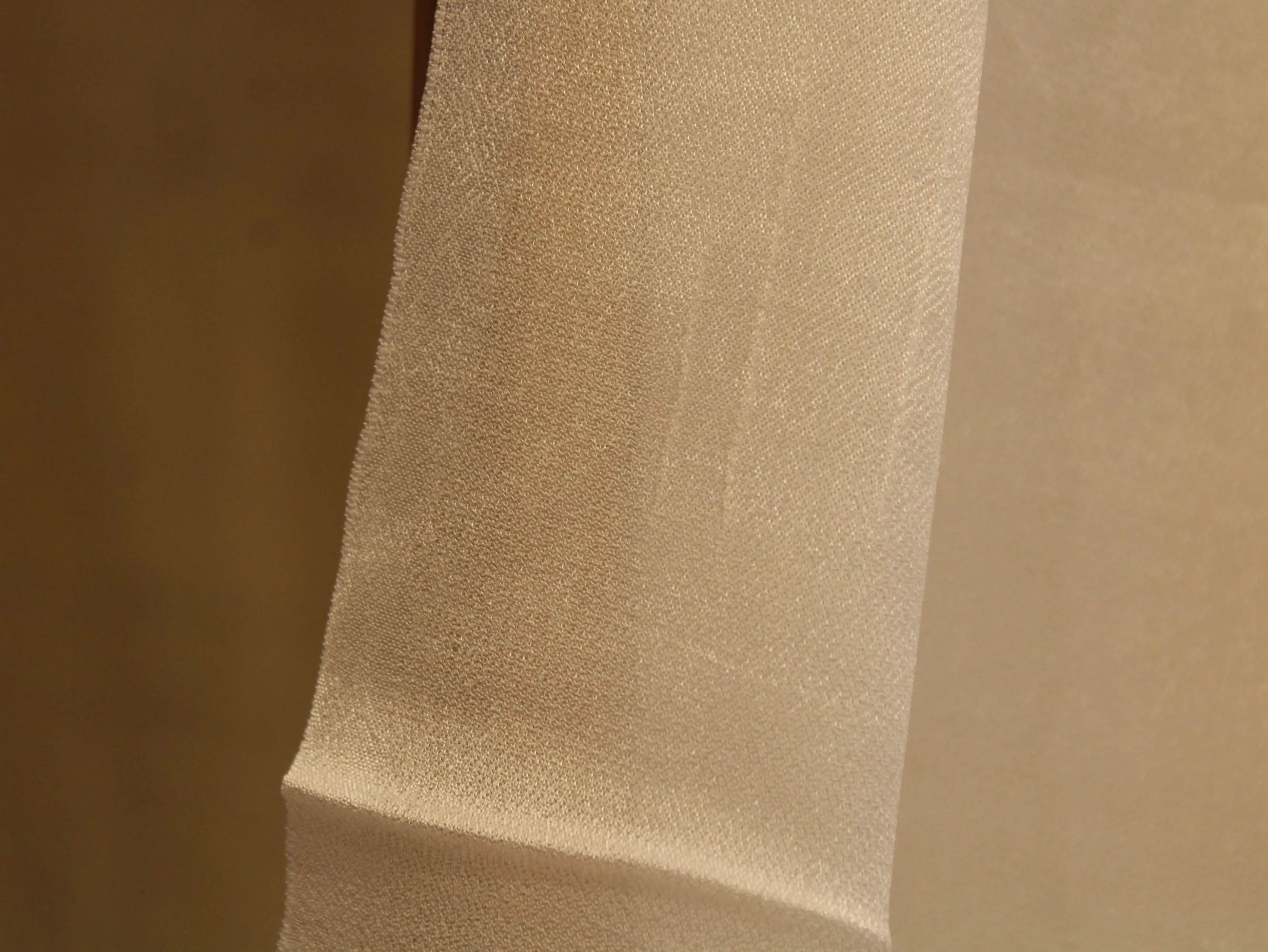 Plain White Dyeable Silk Feel Georgette Fabric - M'Foks