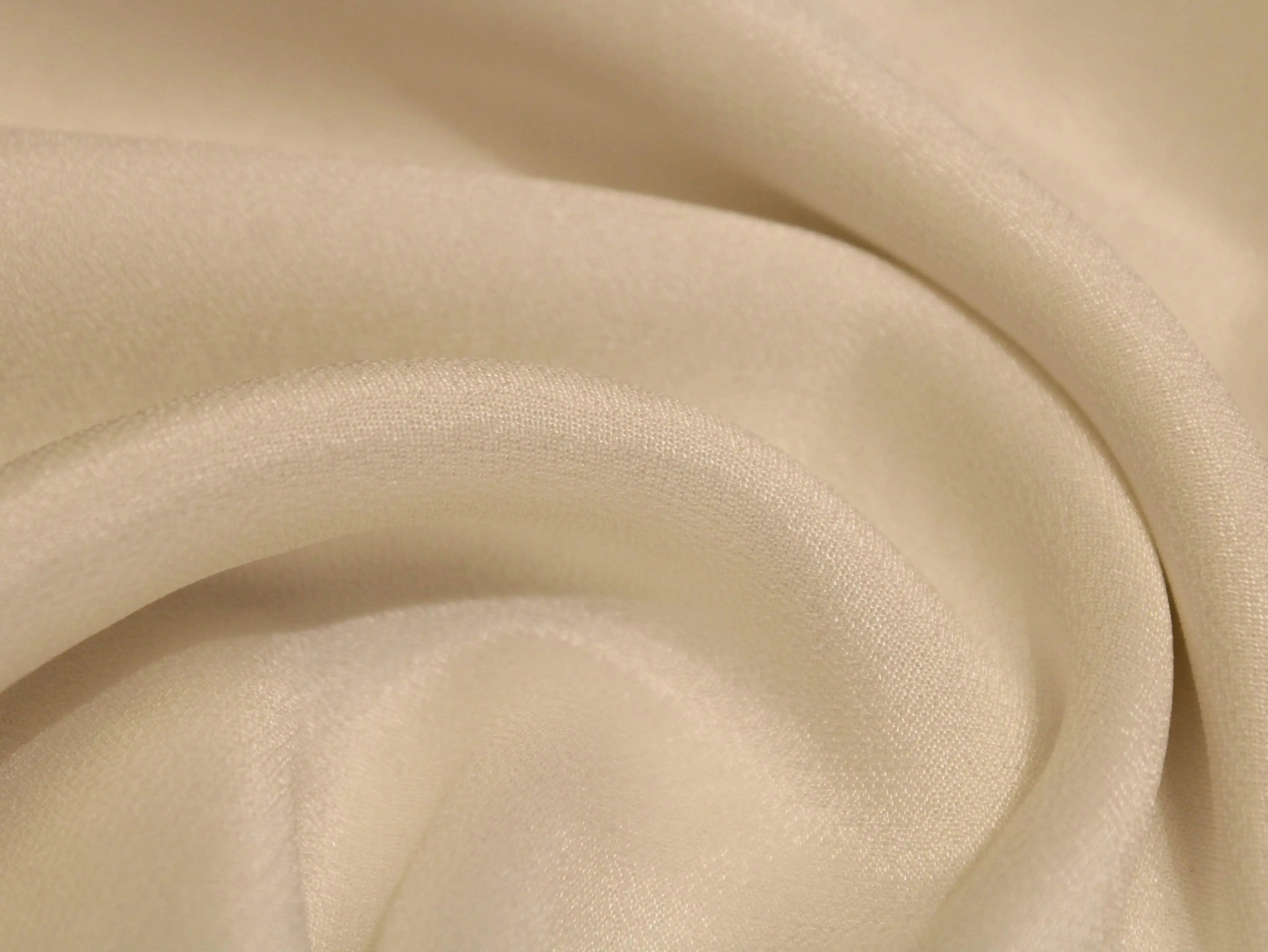 Plain White Dyeable Silk Feel Georgette Fabric - M'Foks