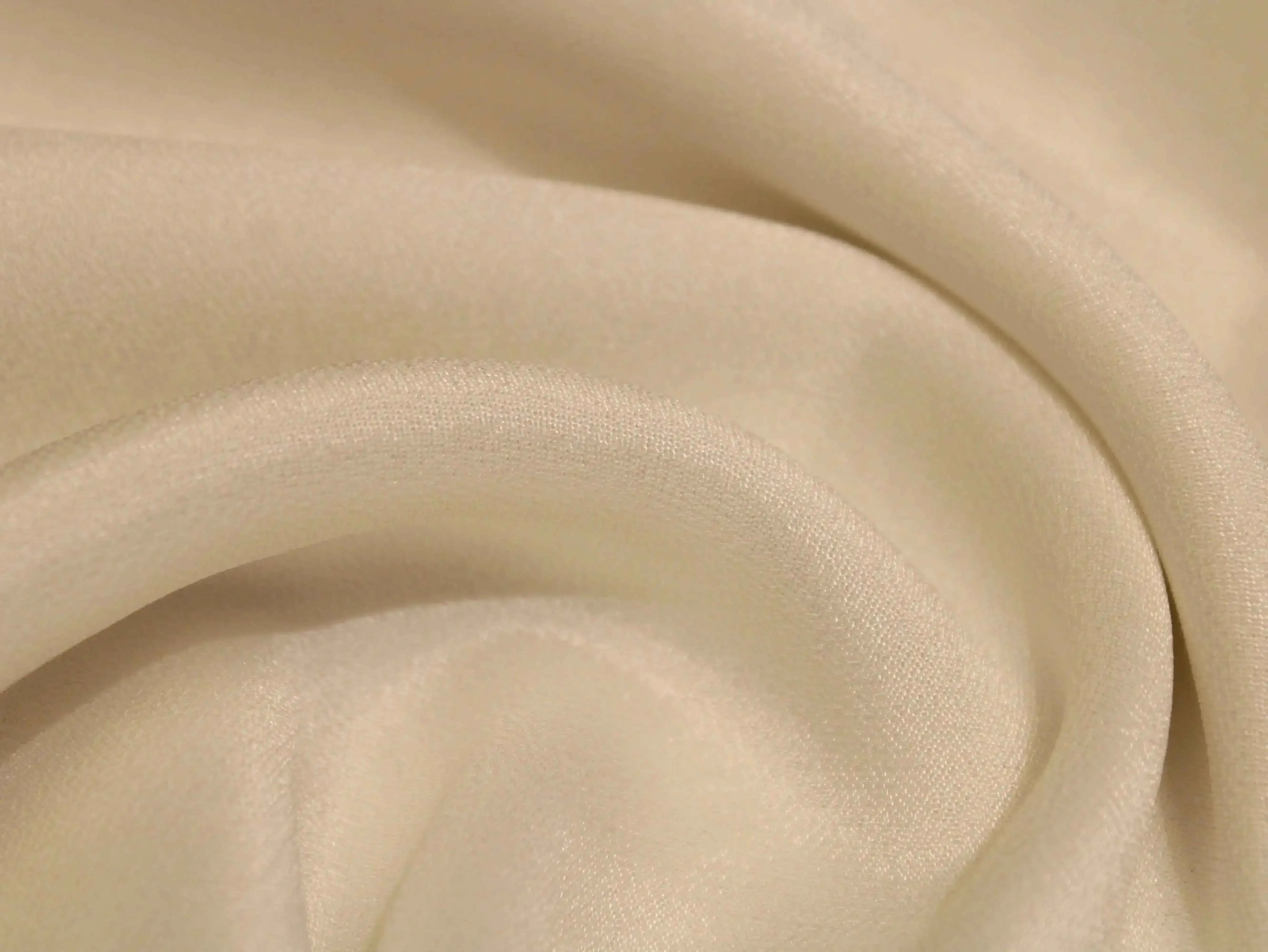 Plain White Dyeable Silk Feel Georgette Fabric