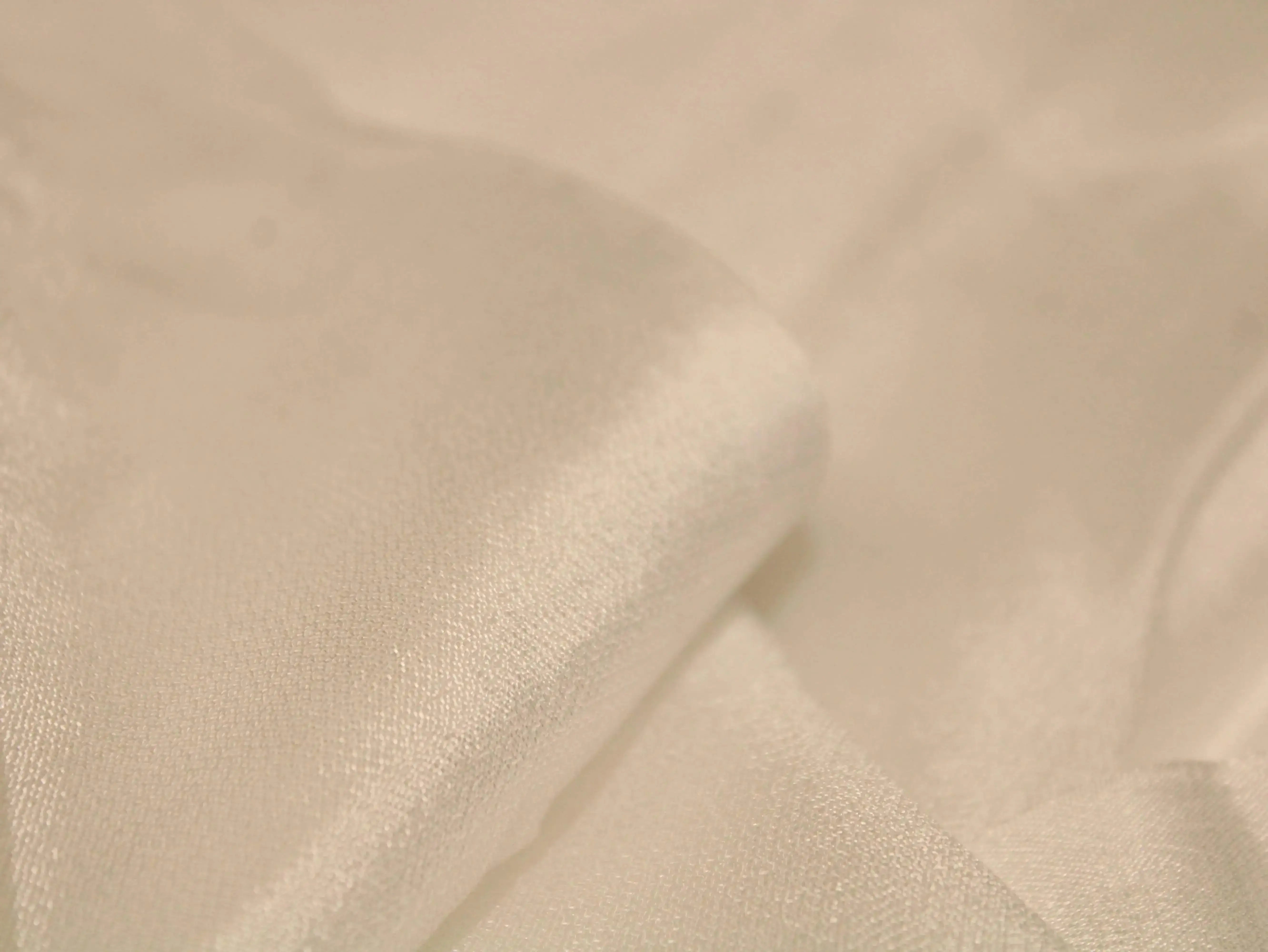 Plain White Dyeable Silk Feel Georgette Fabric - M'Foks