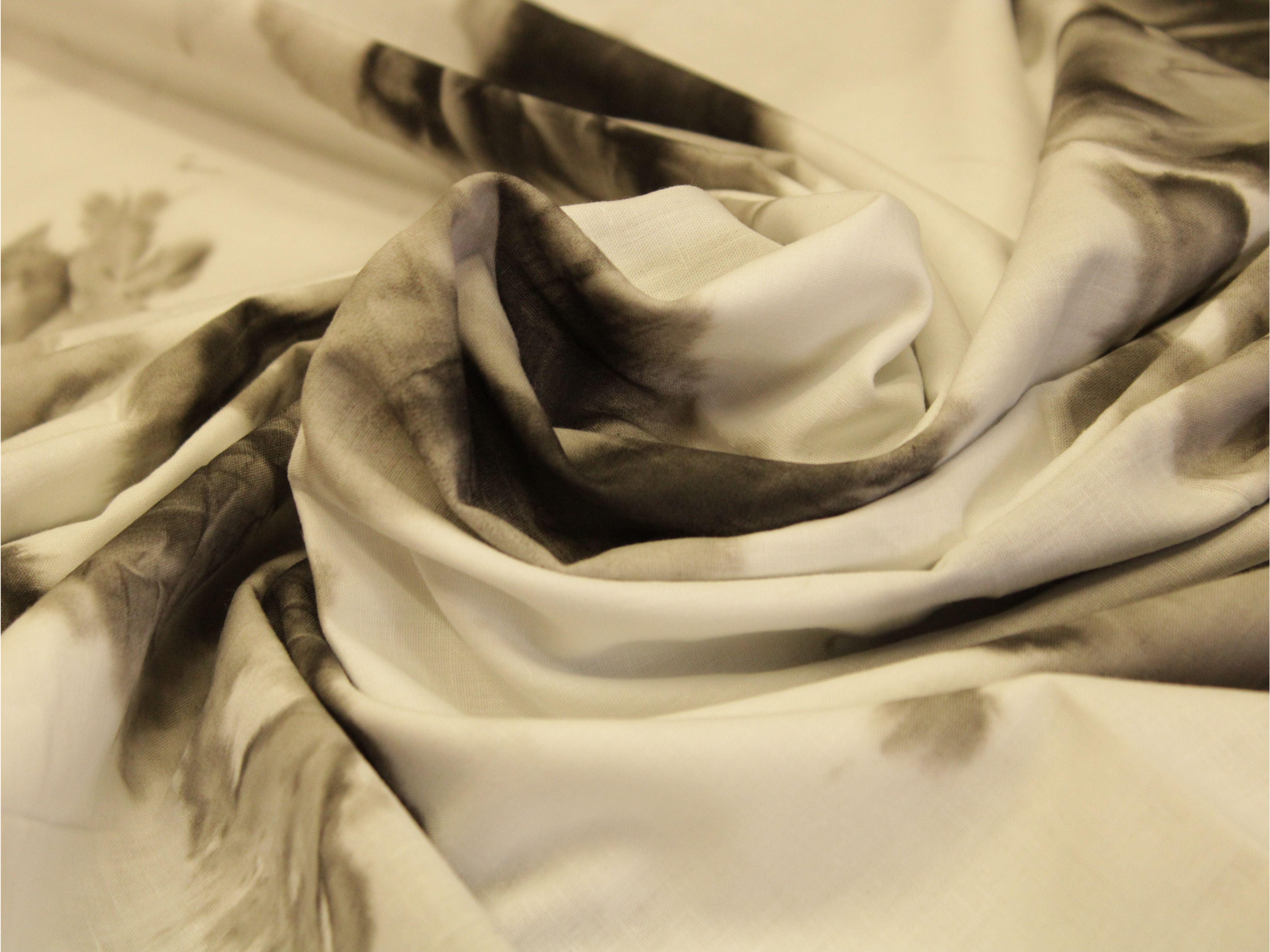 Tie & Dye Cotton Fabric by M'Foks - Grey - M'Foks