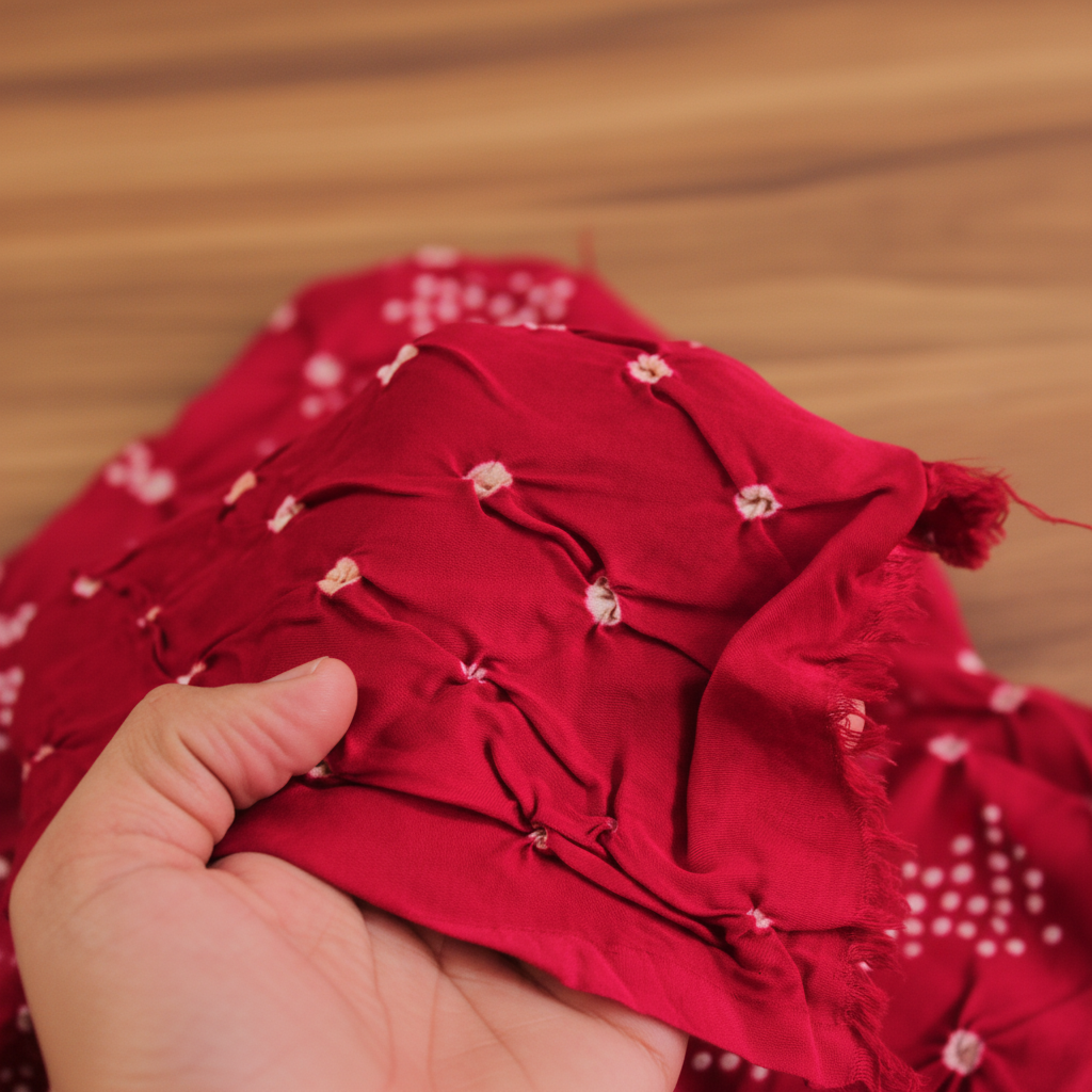 Pure Modal Red Bandhej