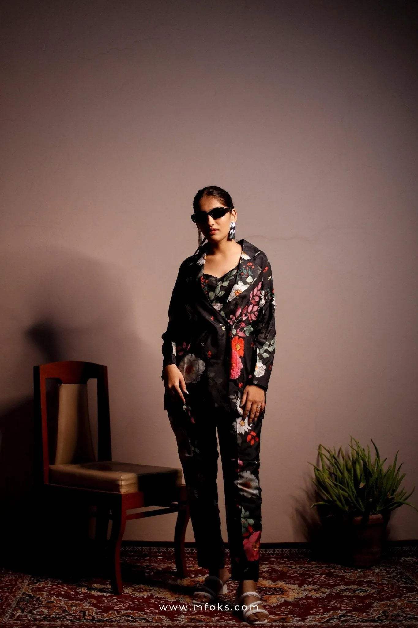 Blazer with pant Co-ords Set - M'Foks