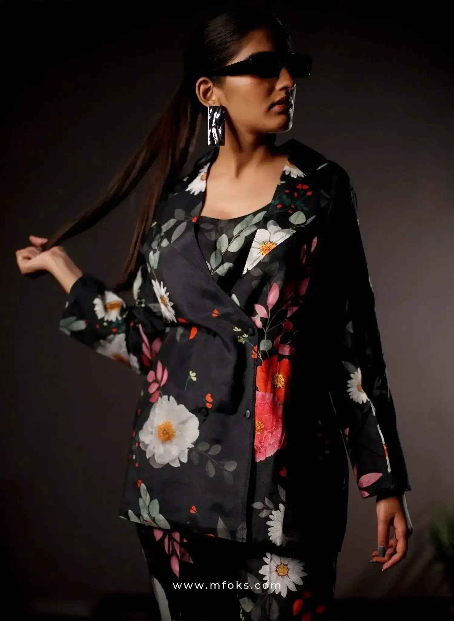 Blazer with pant Co-ords Set