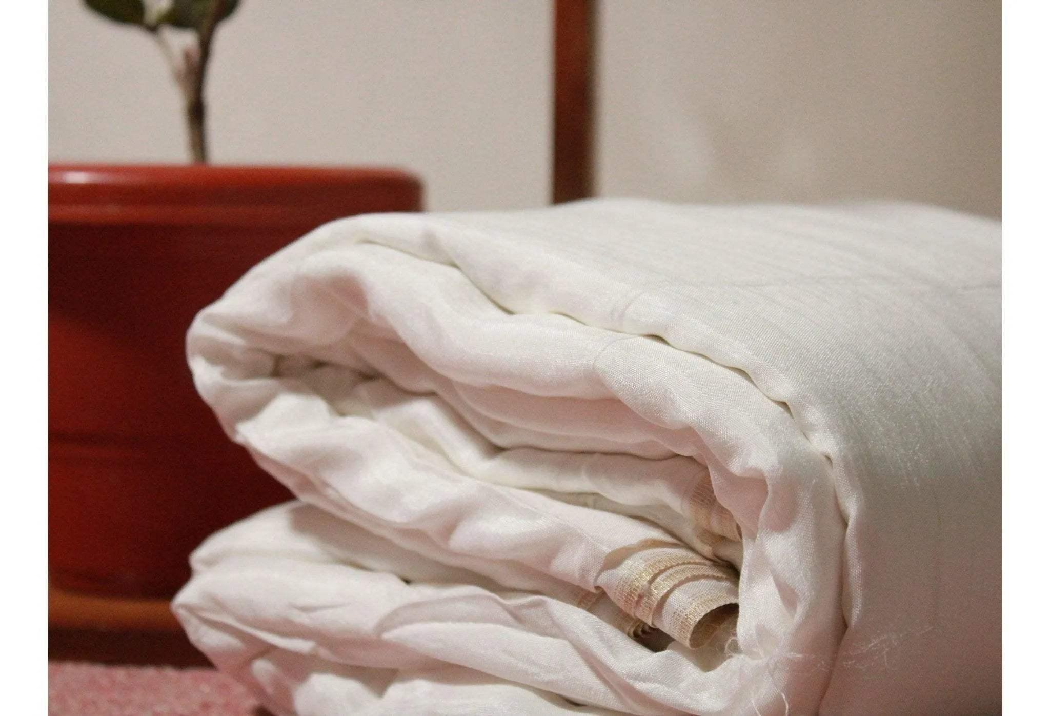 Dola Silk Plain White Dyeable Fabric – Premium RFD (44 Inches)