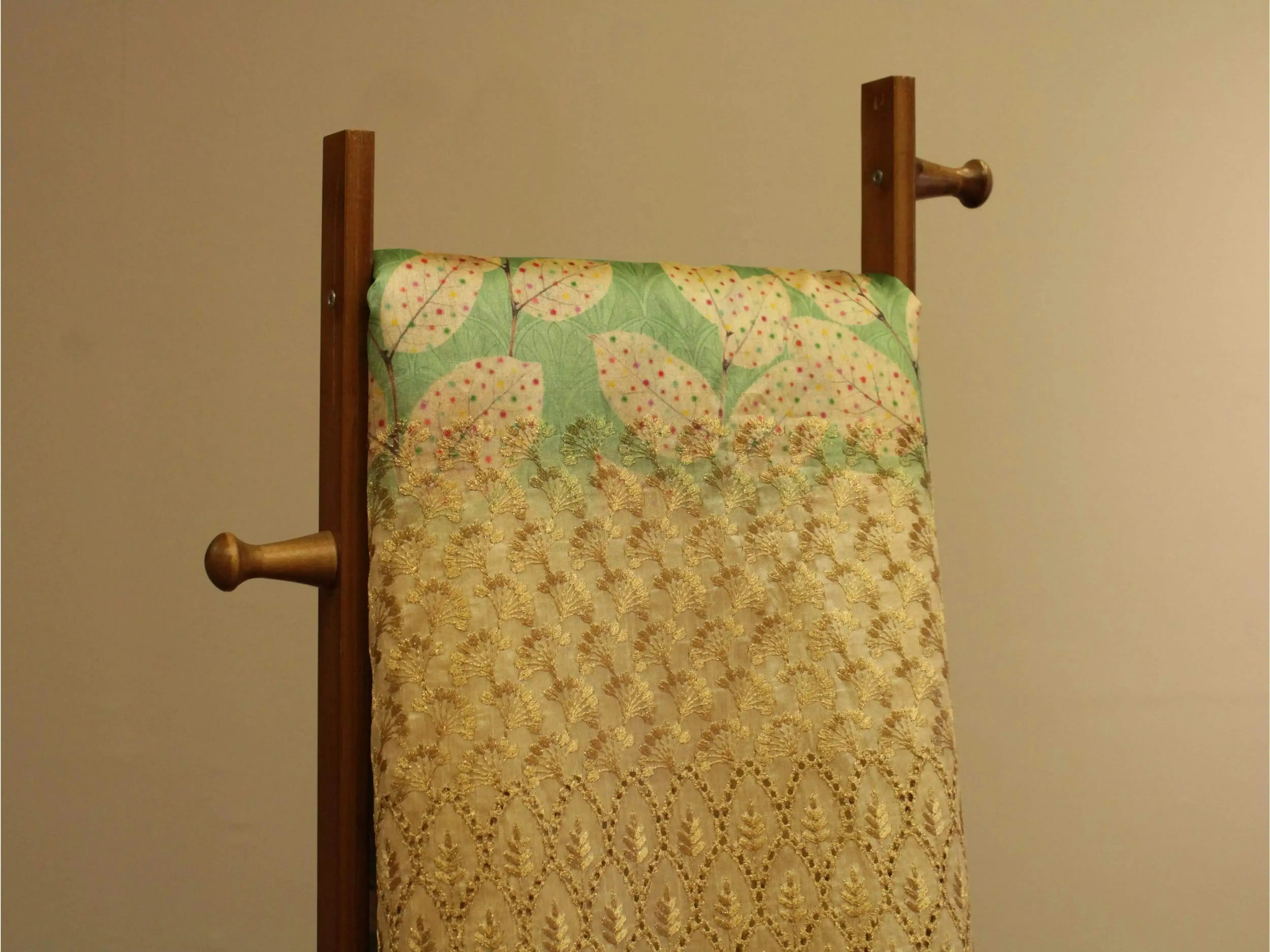 Fine Silk Digital Print Panel Work Fabric - M'Foks