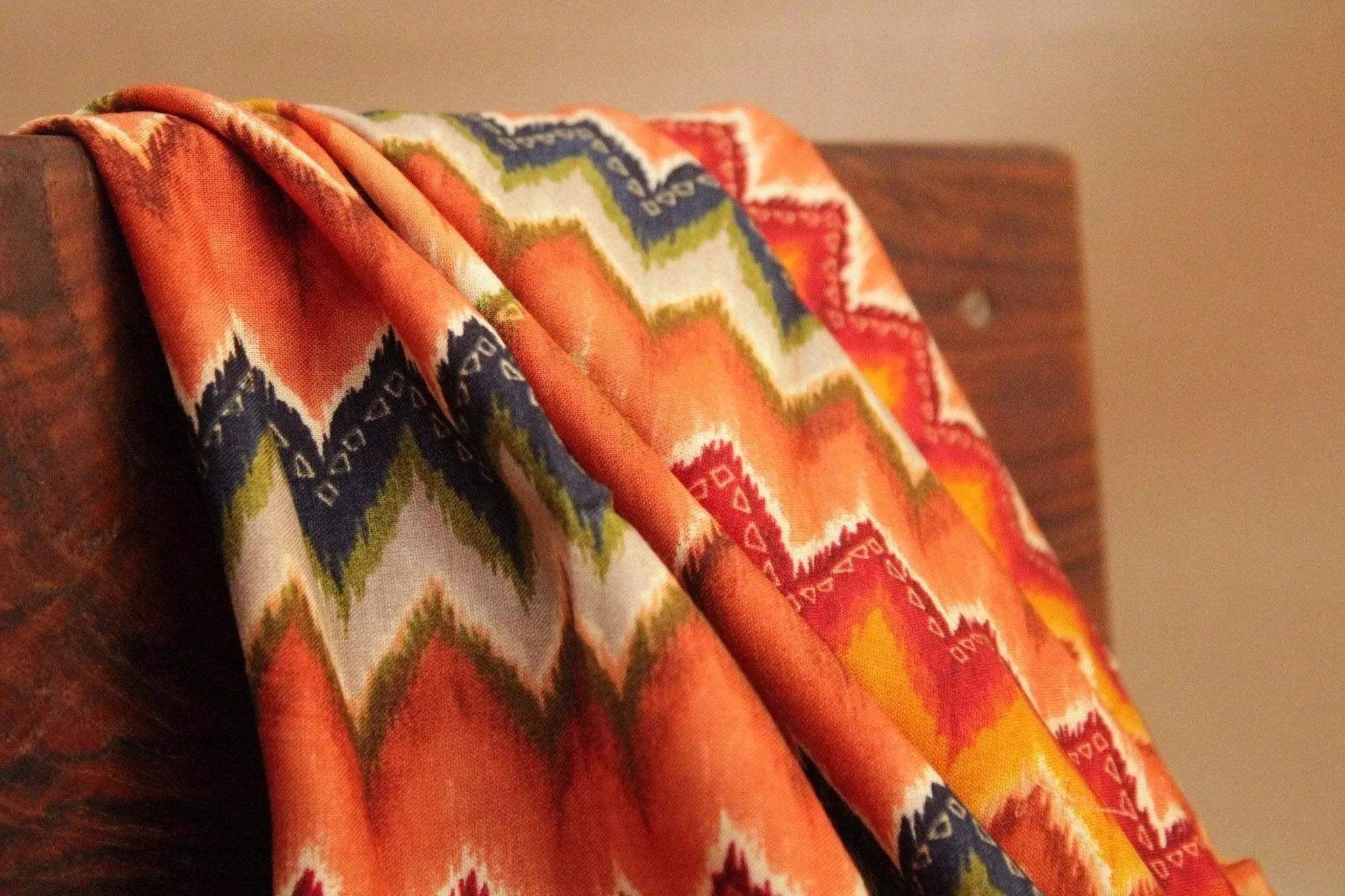 Mix & Match Italian Rayon Fabric - Amber - M'Foks