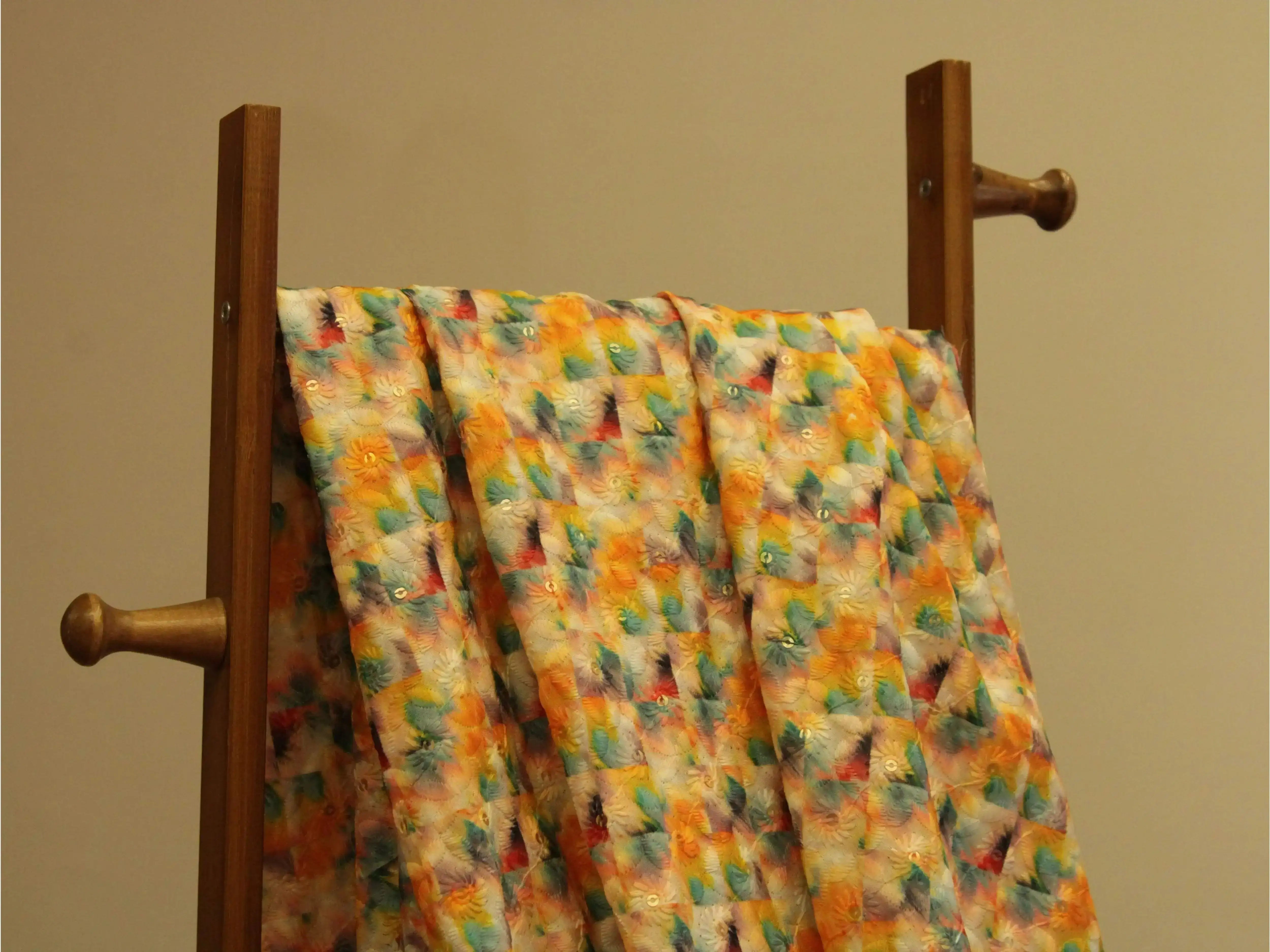 Vibrant X Mix & Match Digital Silk Fabric - M'Foks
