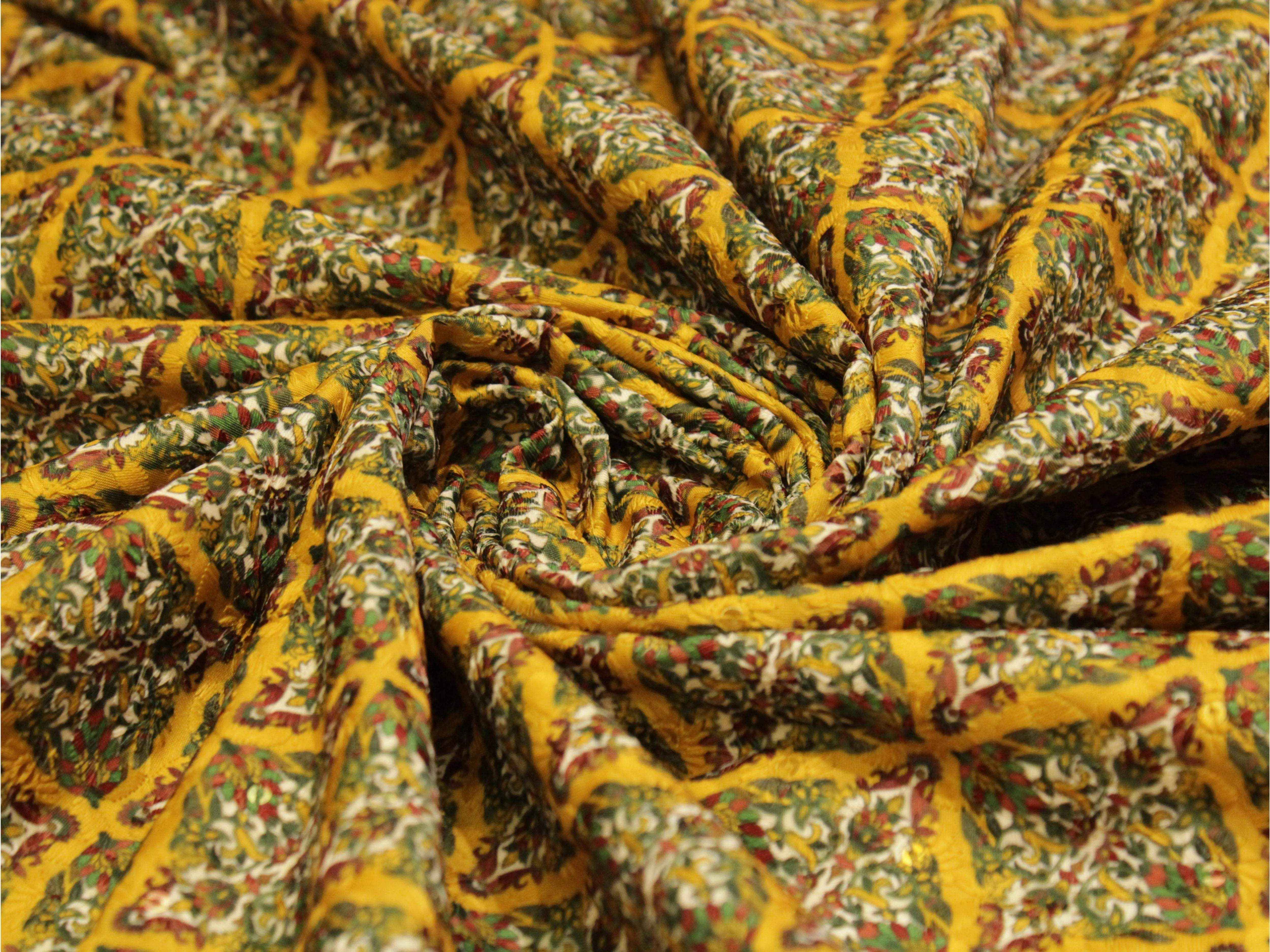 Vibrant X Mix & Match Digital Silk Fabric