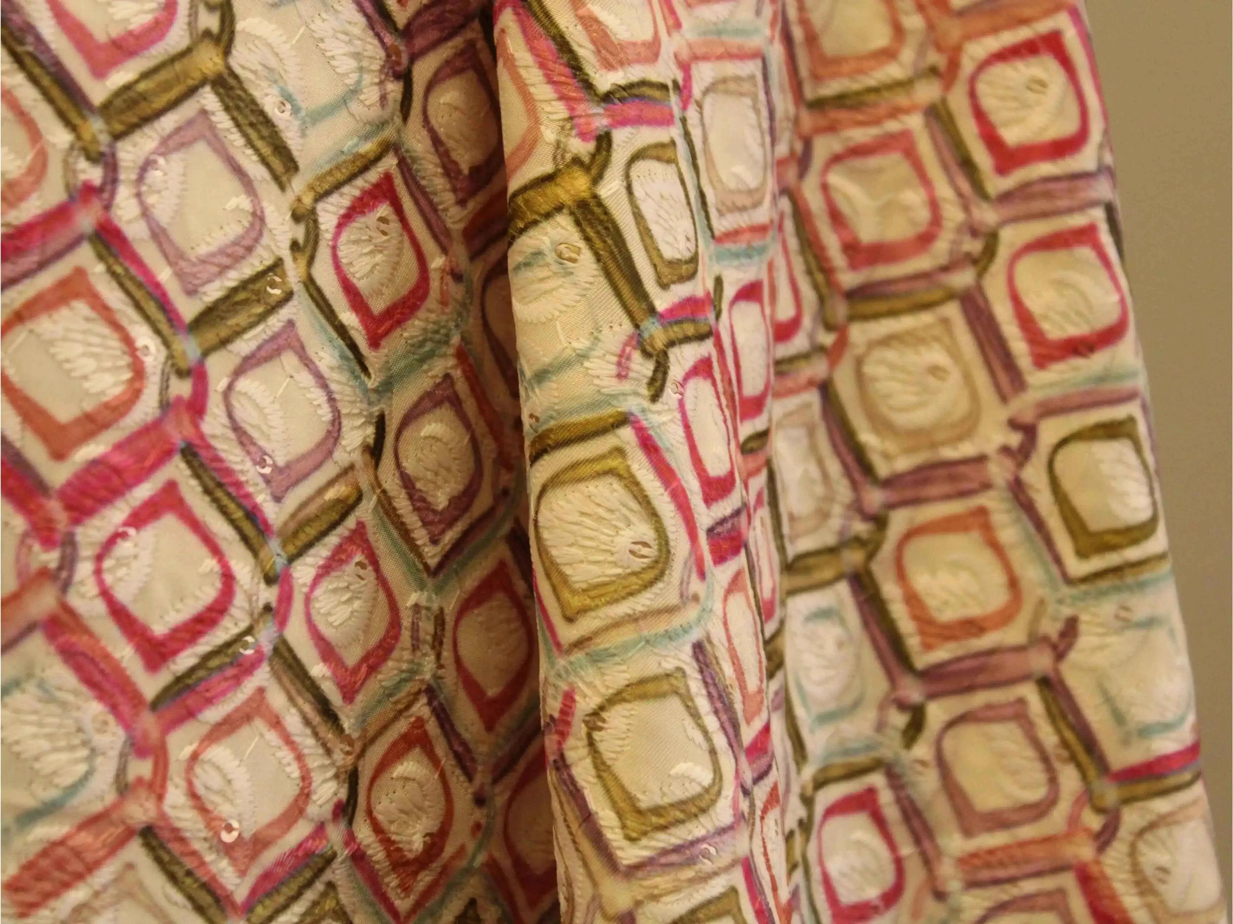 Vibrant X Mix & Match Digital Silk Fabric