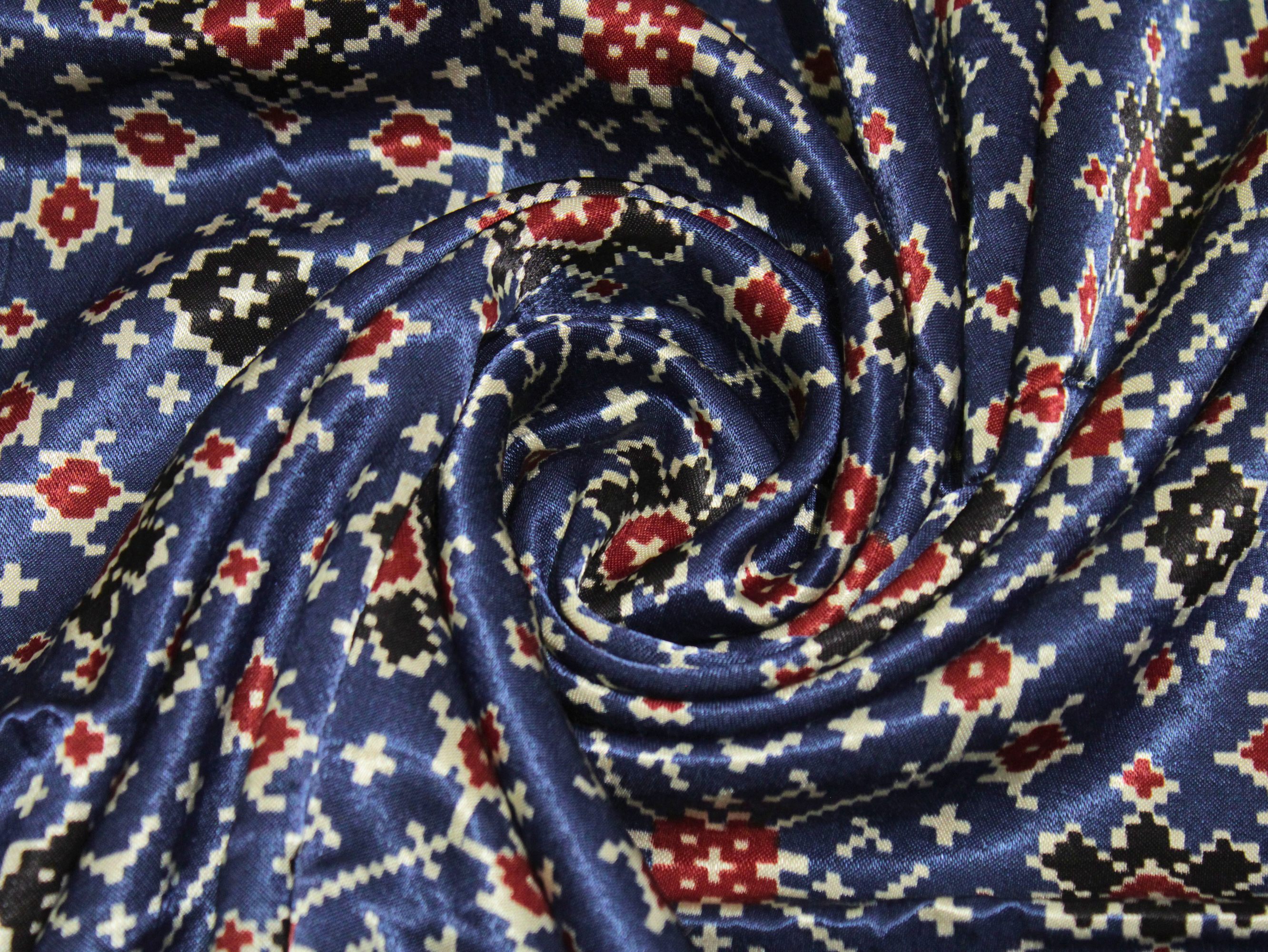 Viscose Gaji Silk Patola Fabric