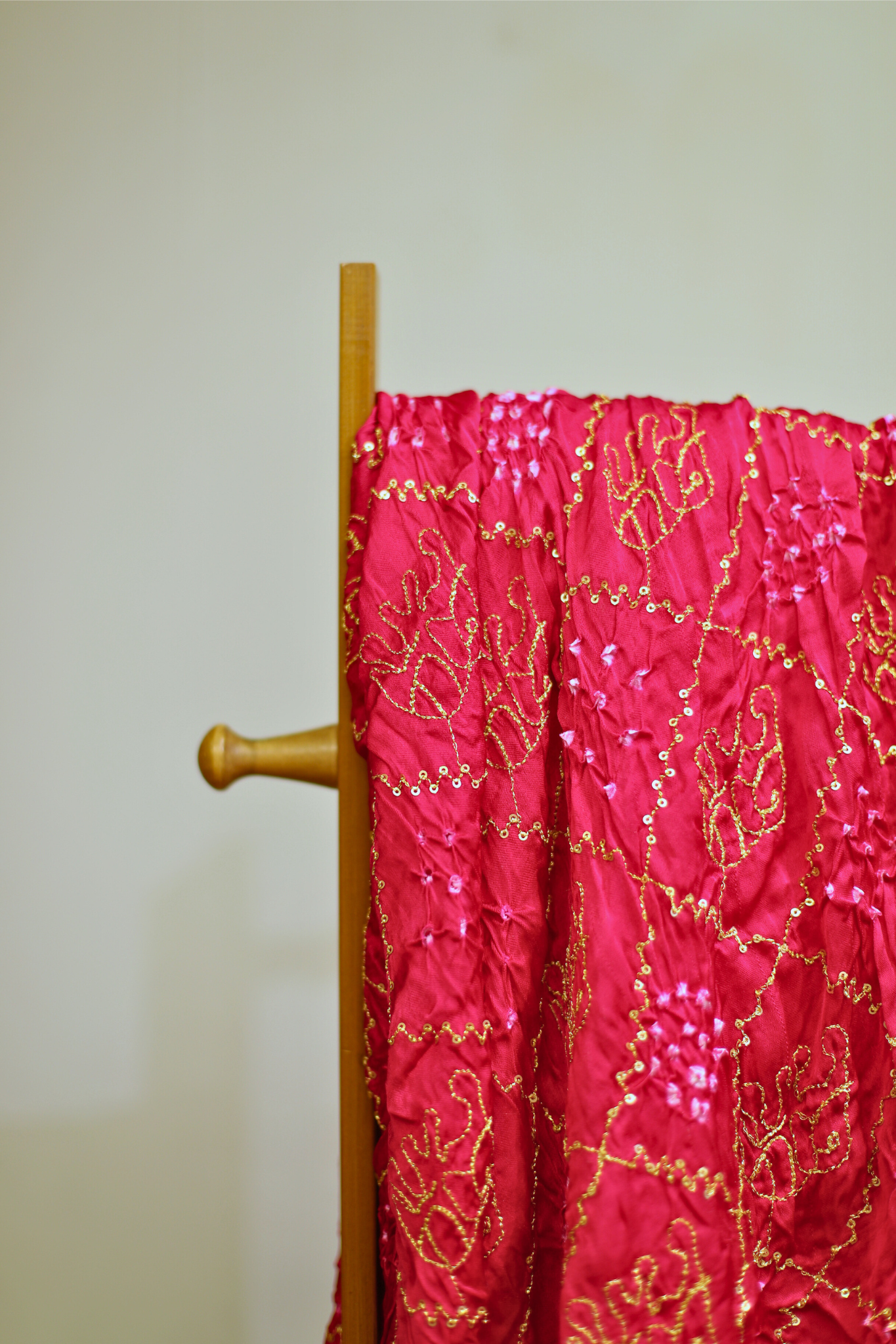 Pure Modal Silk Rani Lagdi Patta Dupatta
