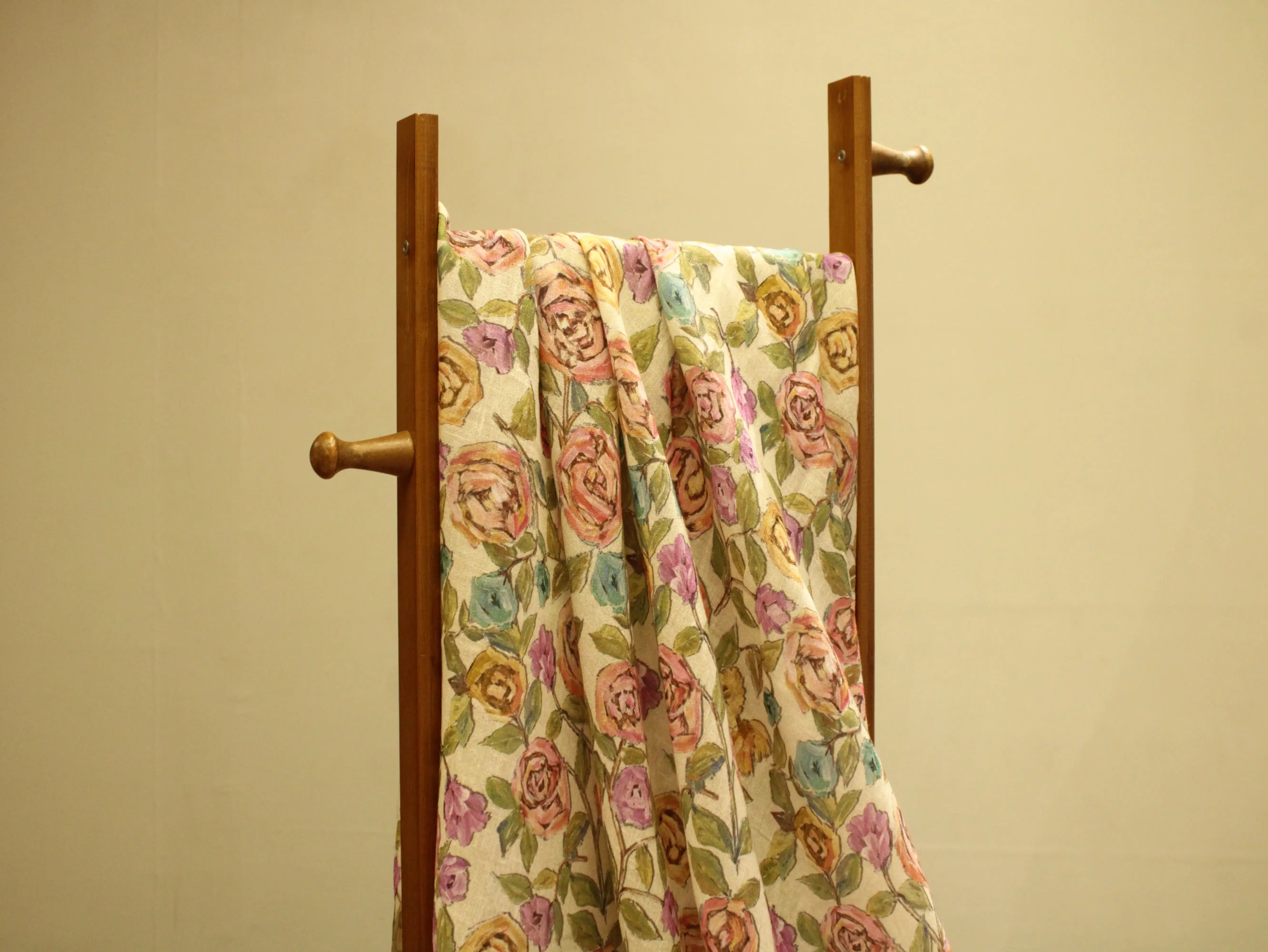 Art Linen Cotton Digital Printed Fabric