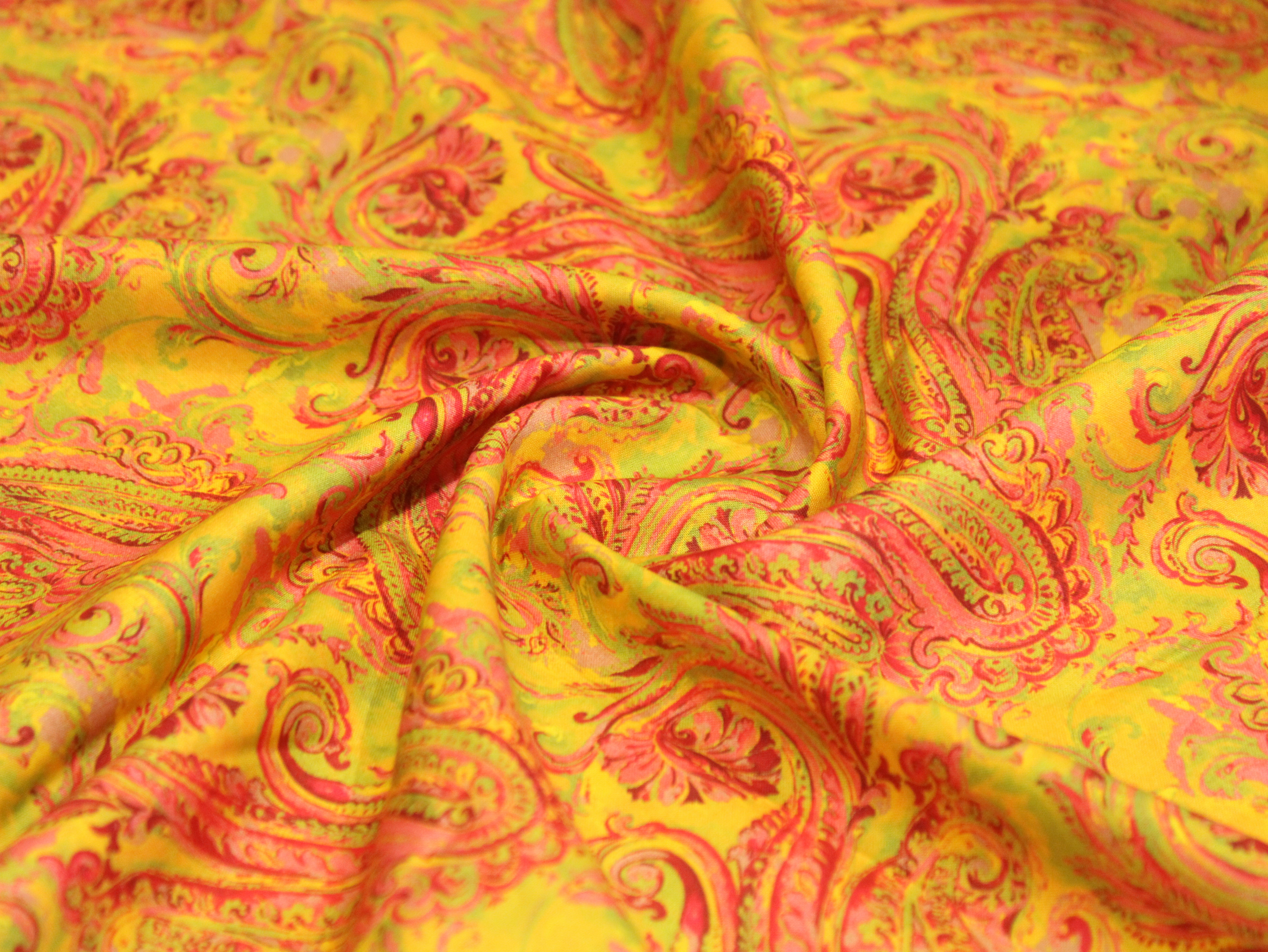 Premium Digital Printed Microfiber Cotton Lawn Fabric - M'Foks