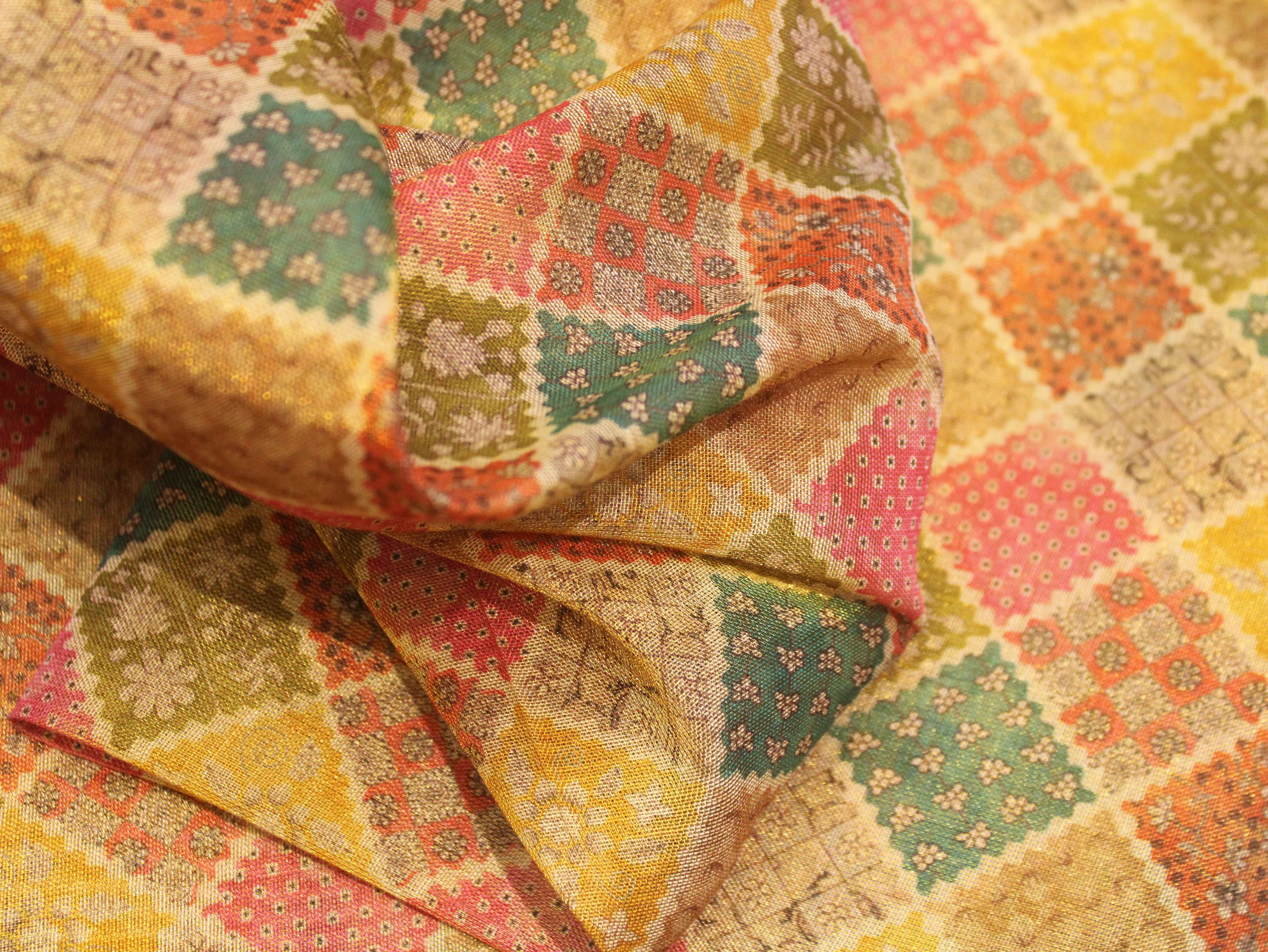 Premium Digital Print Tissue Fabric