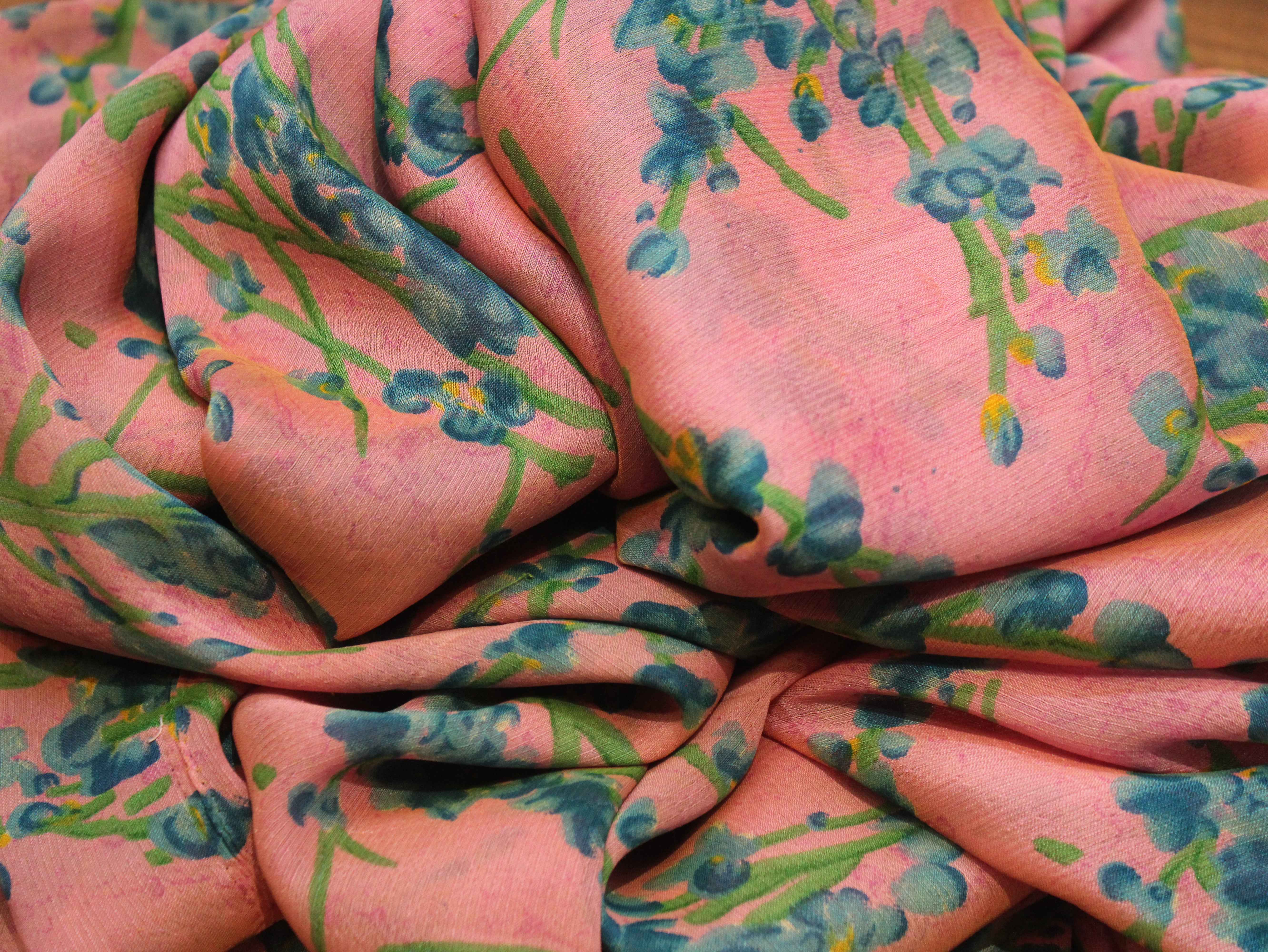 Premium Georgette Digital Print Fabric (Saree Cut)