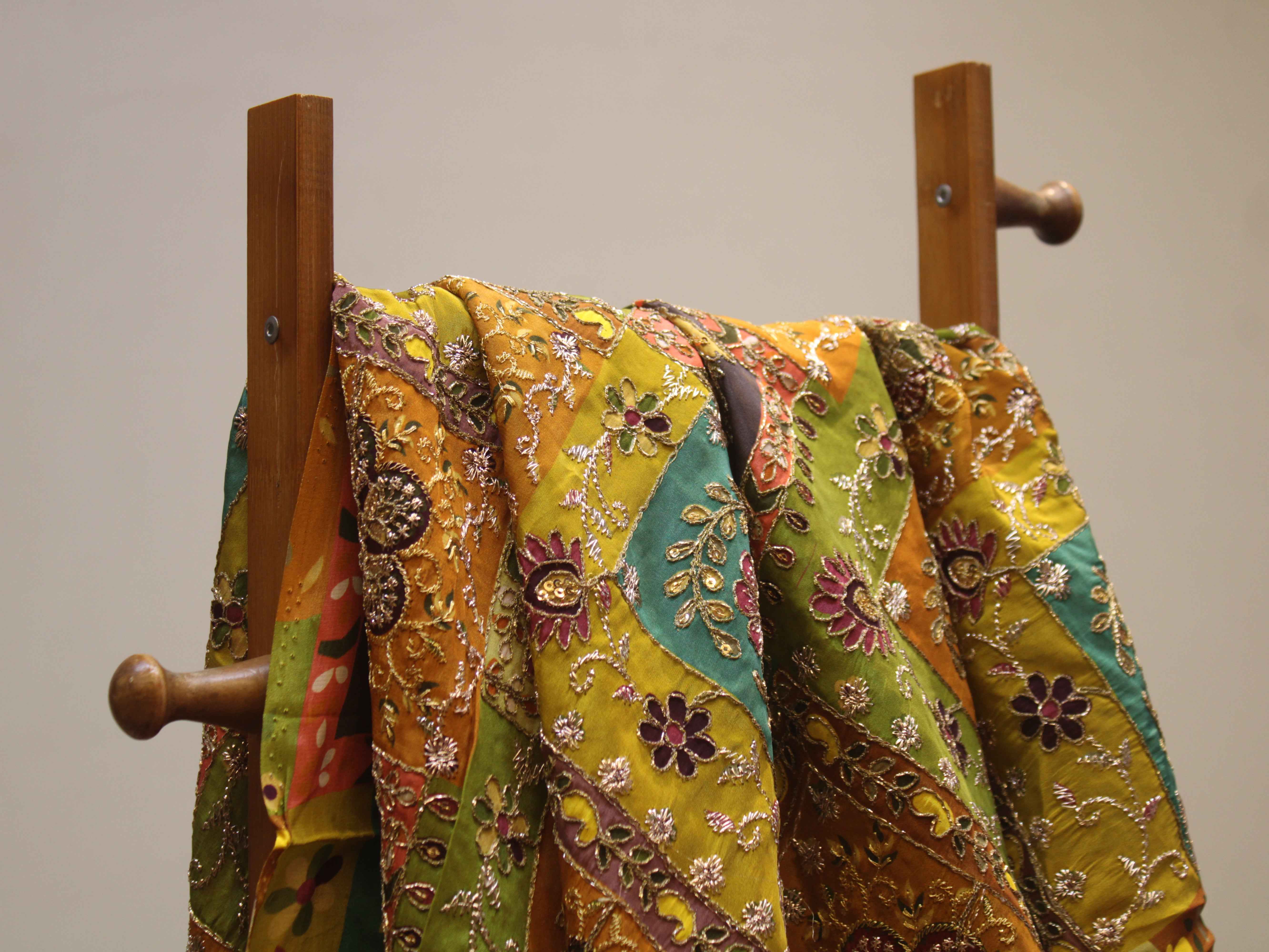 Pure Natural Crepe Position & Coding Work Fabric