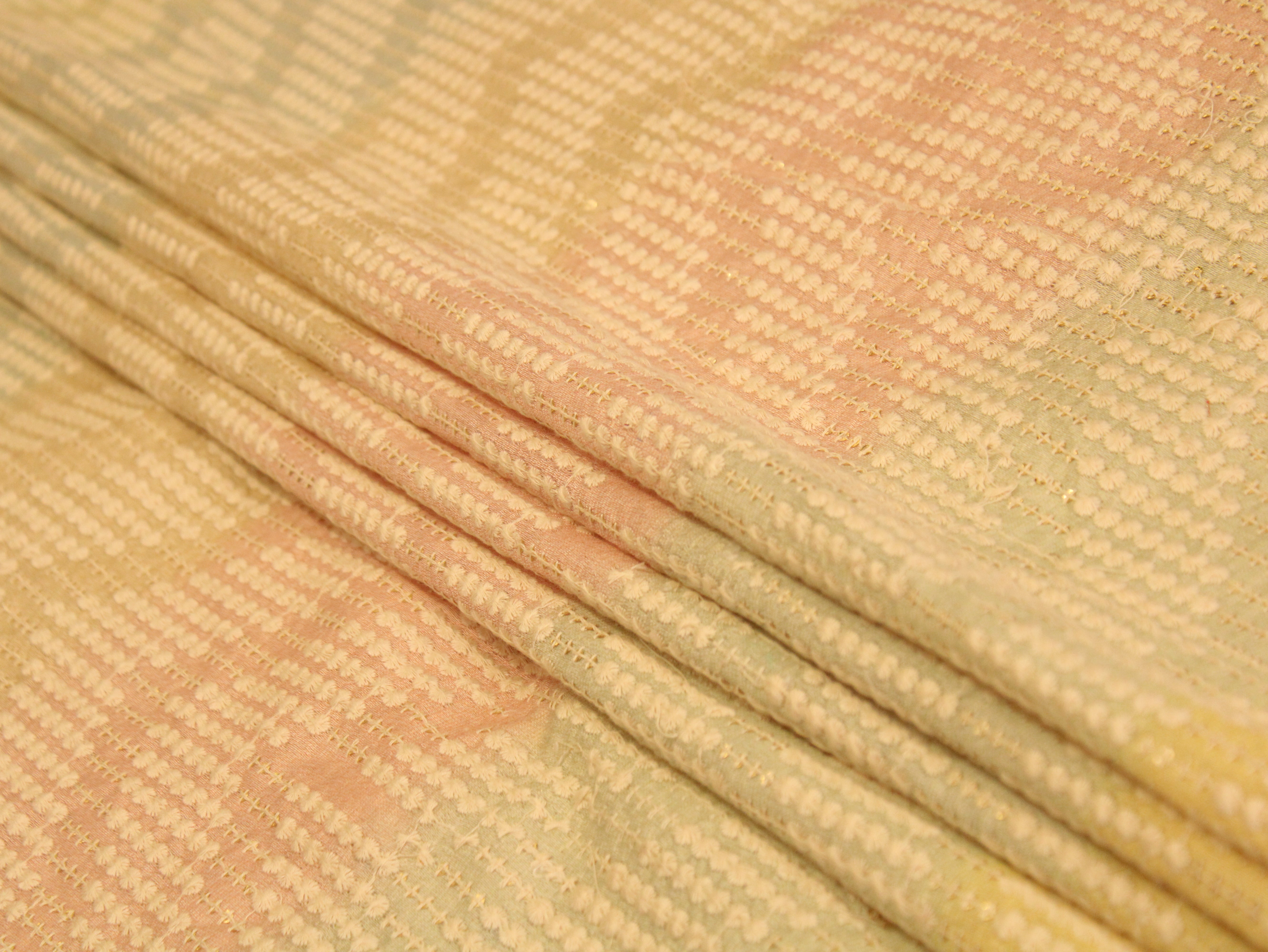 Breezy Shaded Thread Work Fabric