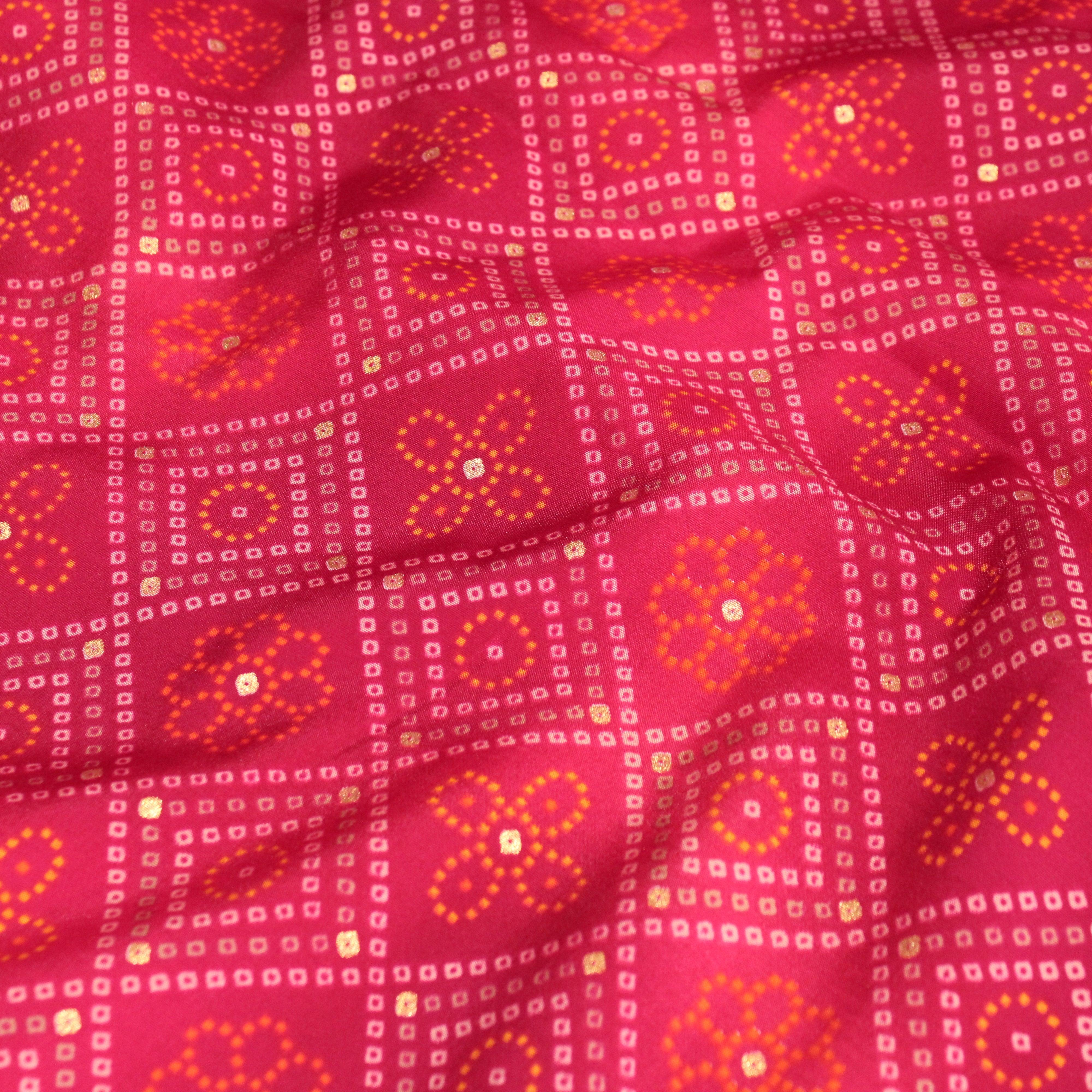 Loud : Digital Print Muslin Silk Fabric