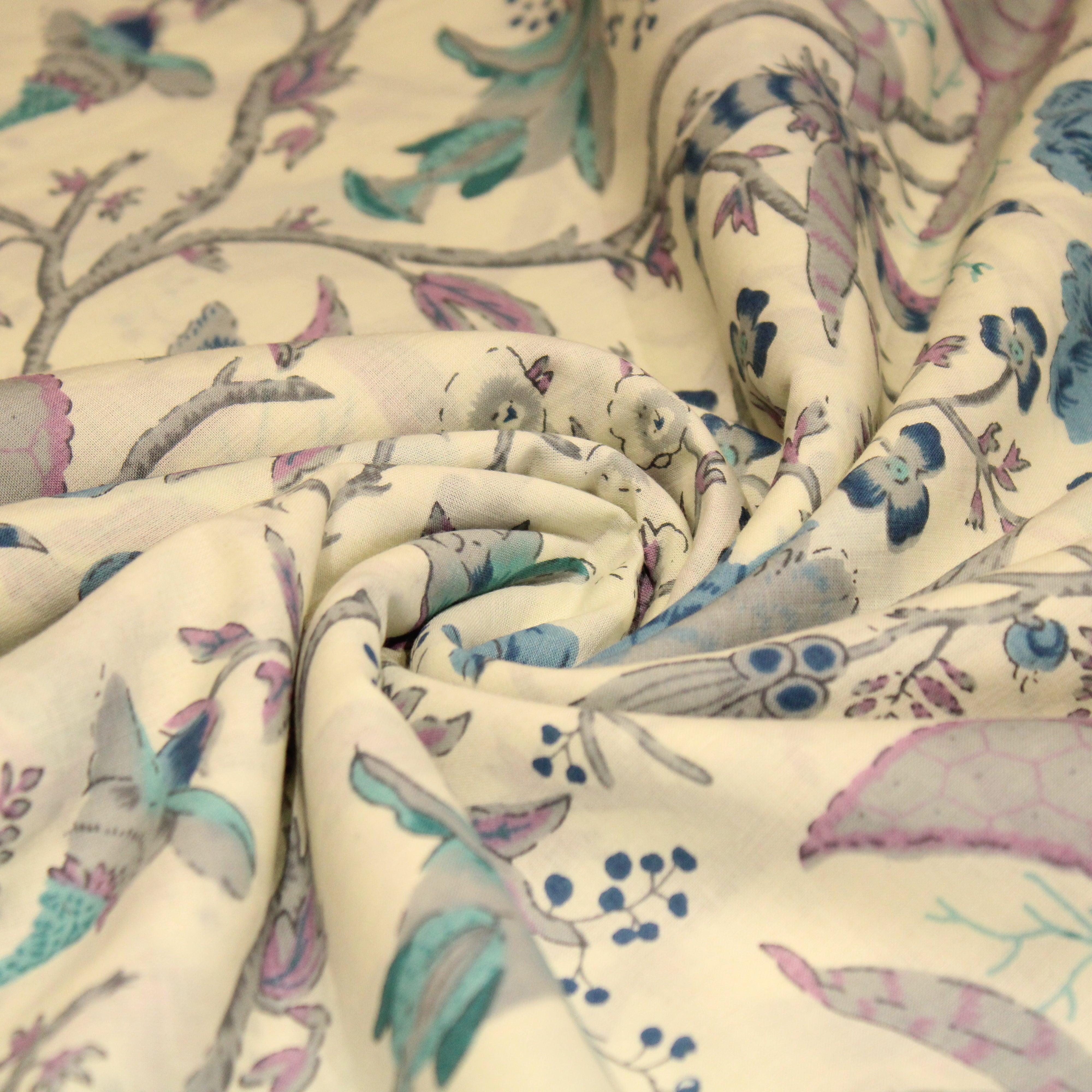 Euphoric - Cotton Printed Fabric by M'Foks