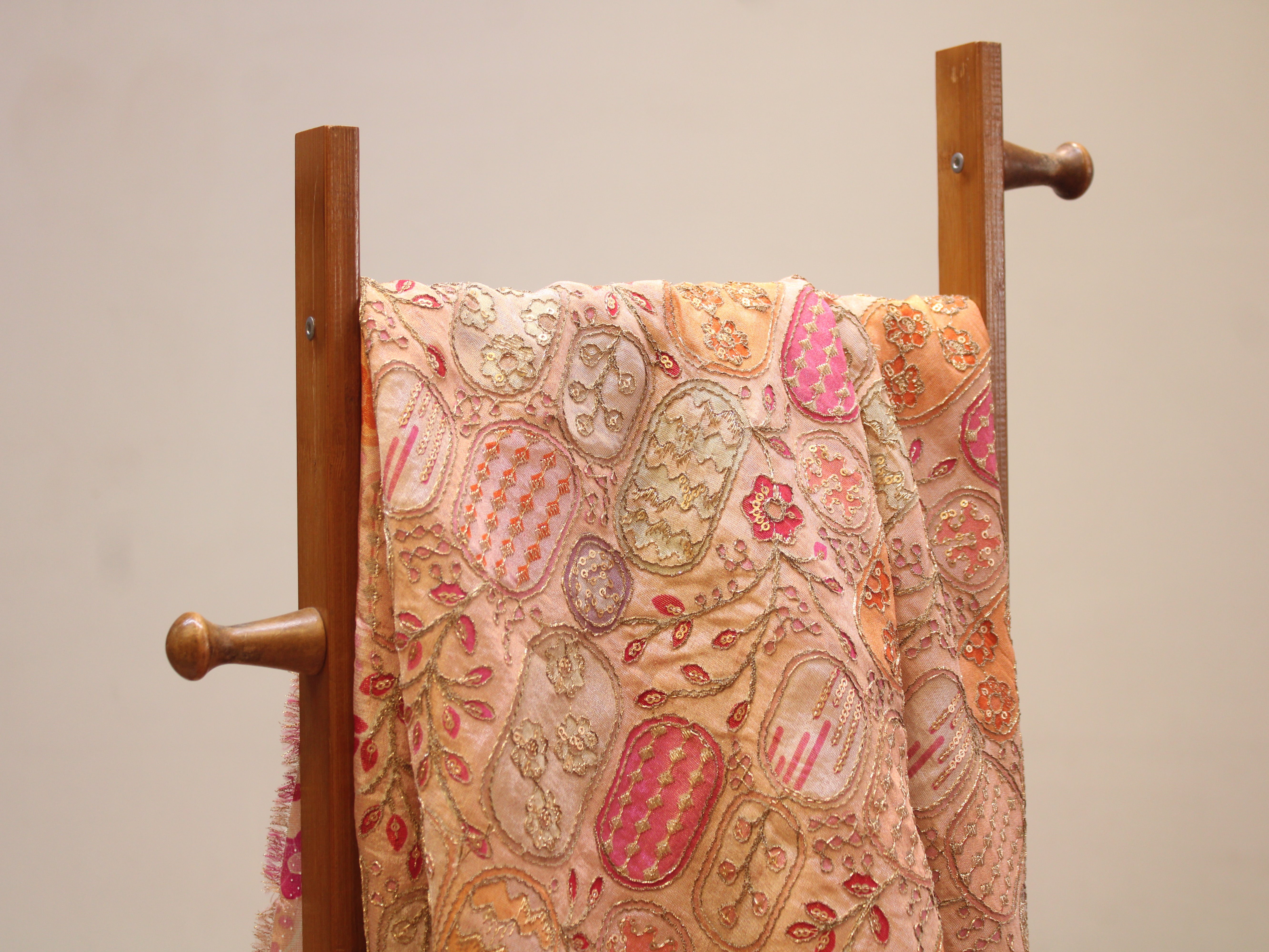 Position Work Premium Tissue Fabric | Peach
