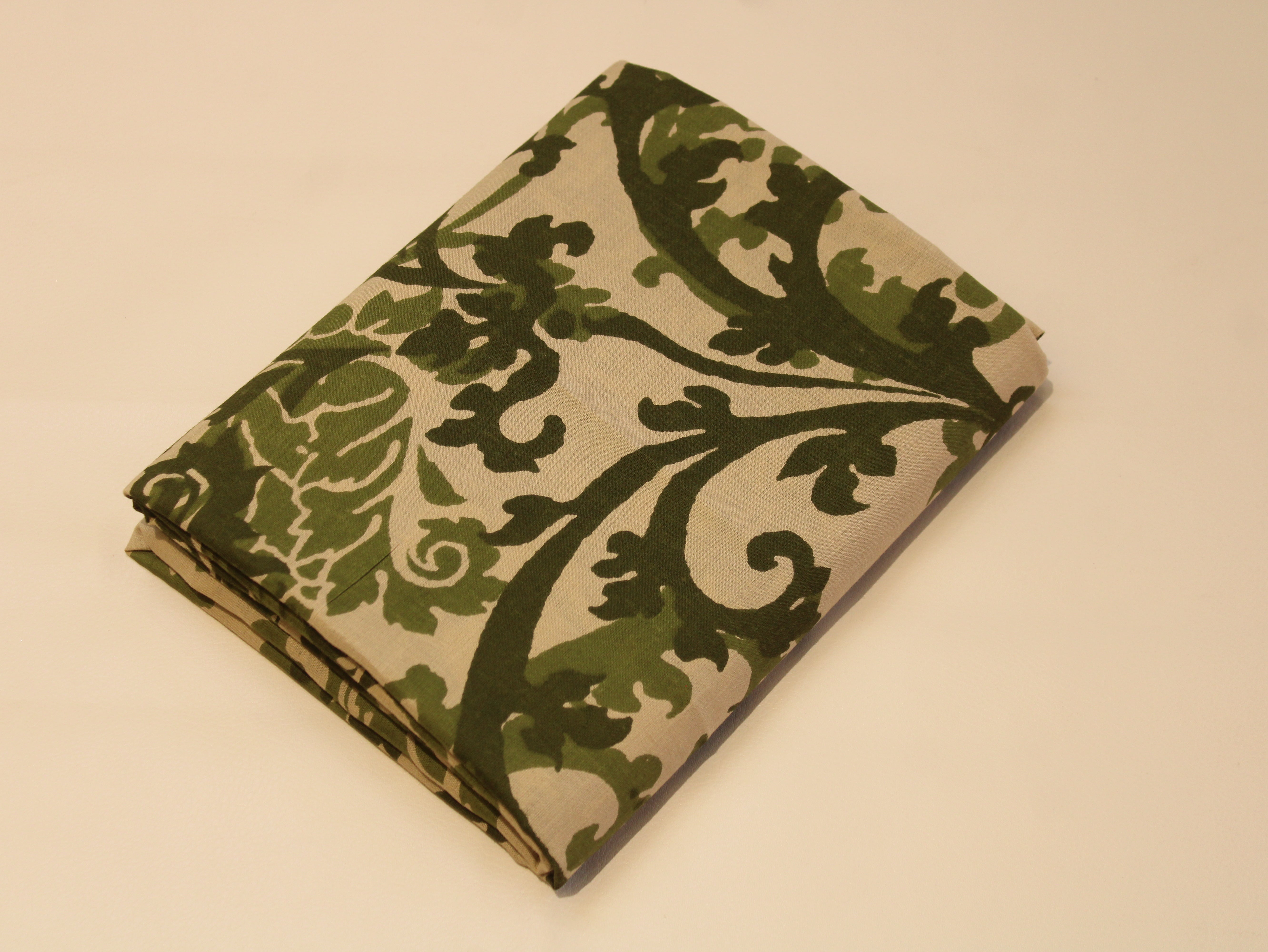 Pure Cotton Cambric Printed Fabric | 44 Inch | 60×60 Count | Green