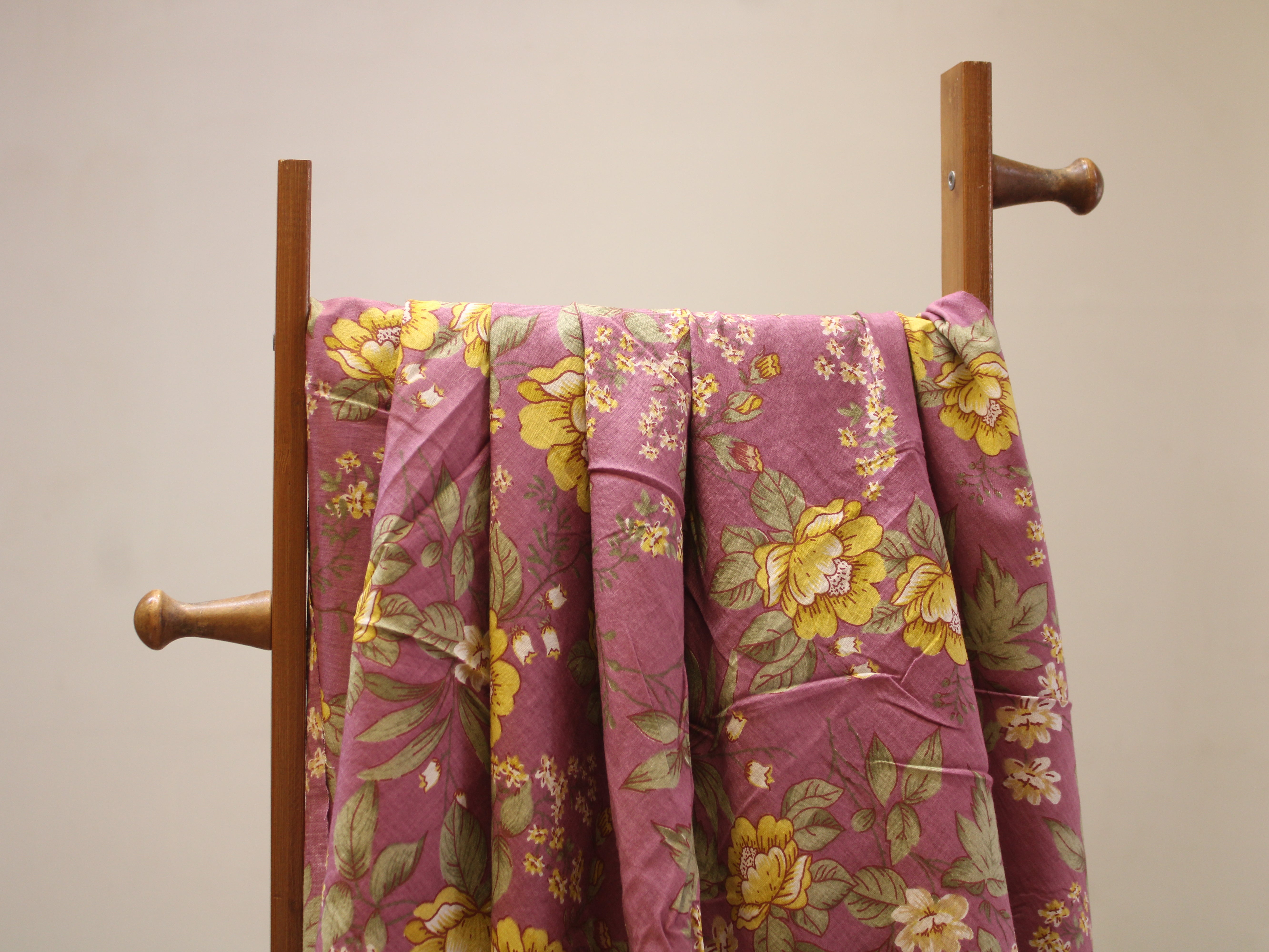 Pure Cotton Cambric Printed Fabric | 44 Inch | 60×60 Count | Onion