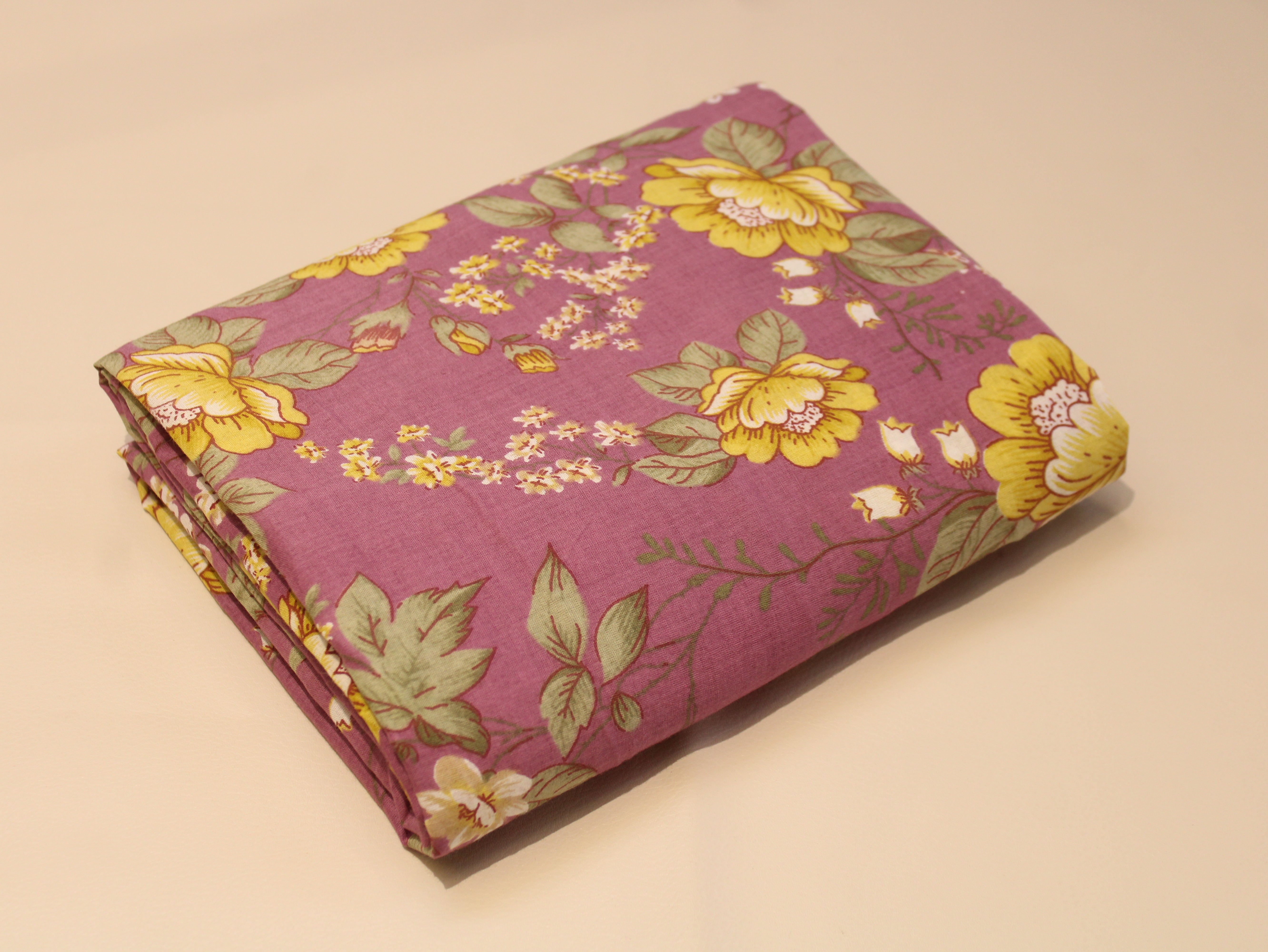 Pure Cotton Cambric Printed Fabric | 44 Inch | 60×60 Count | Onion