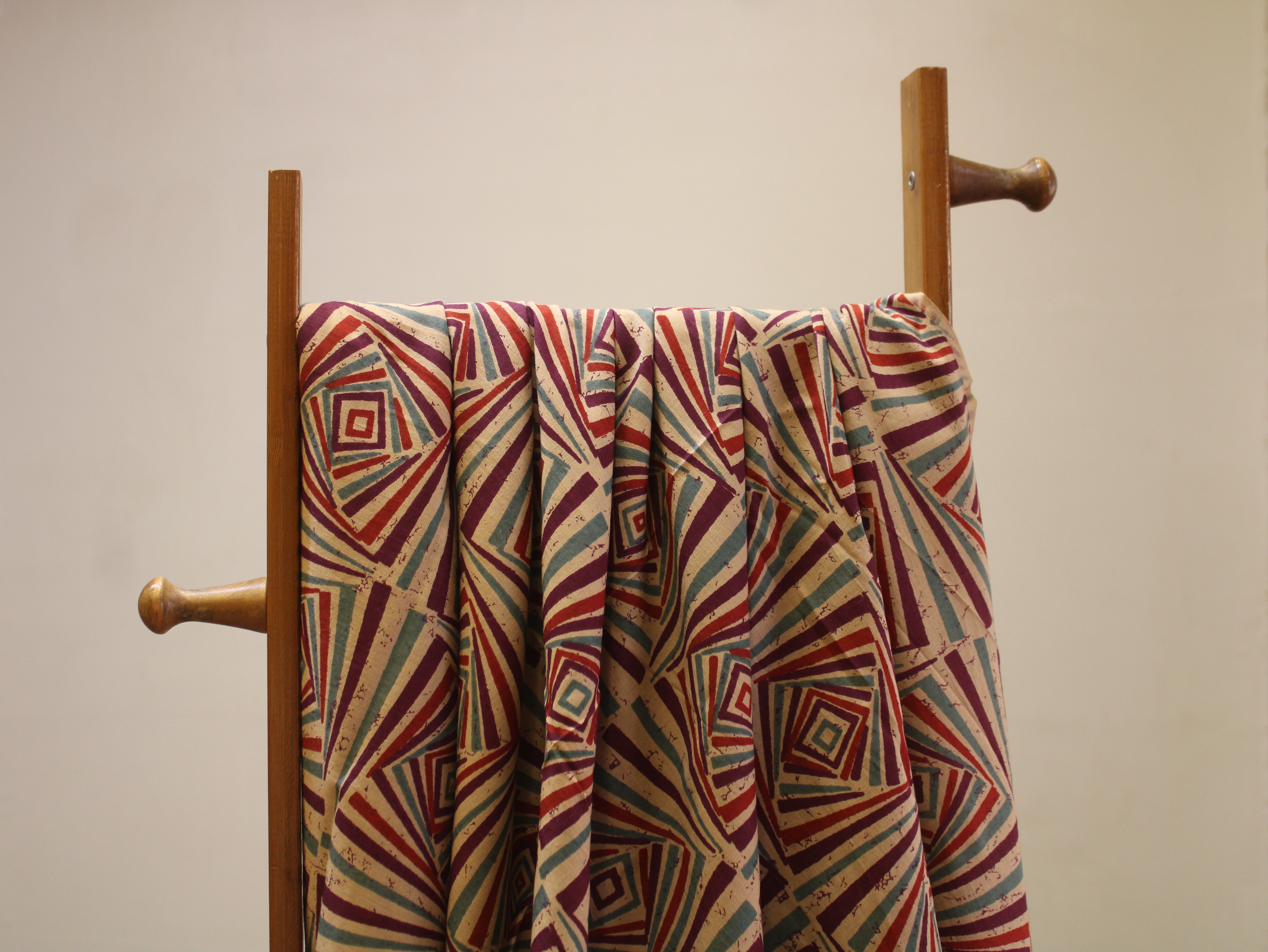 Pure Cotton Cambric Printed Fabric | 44 Inch | 60×60 Count | Magenta