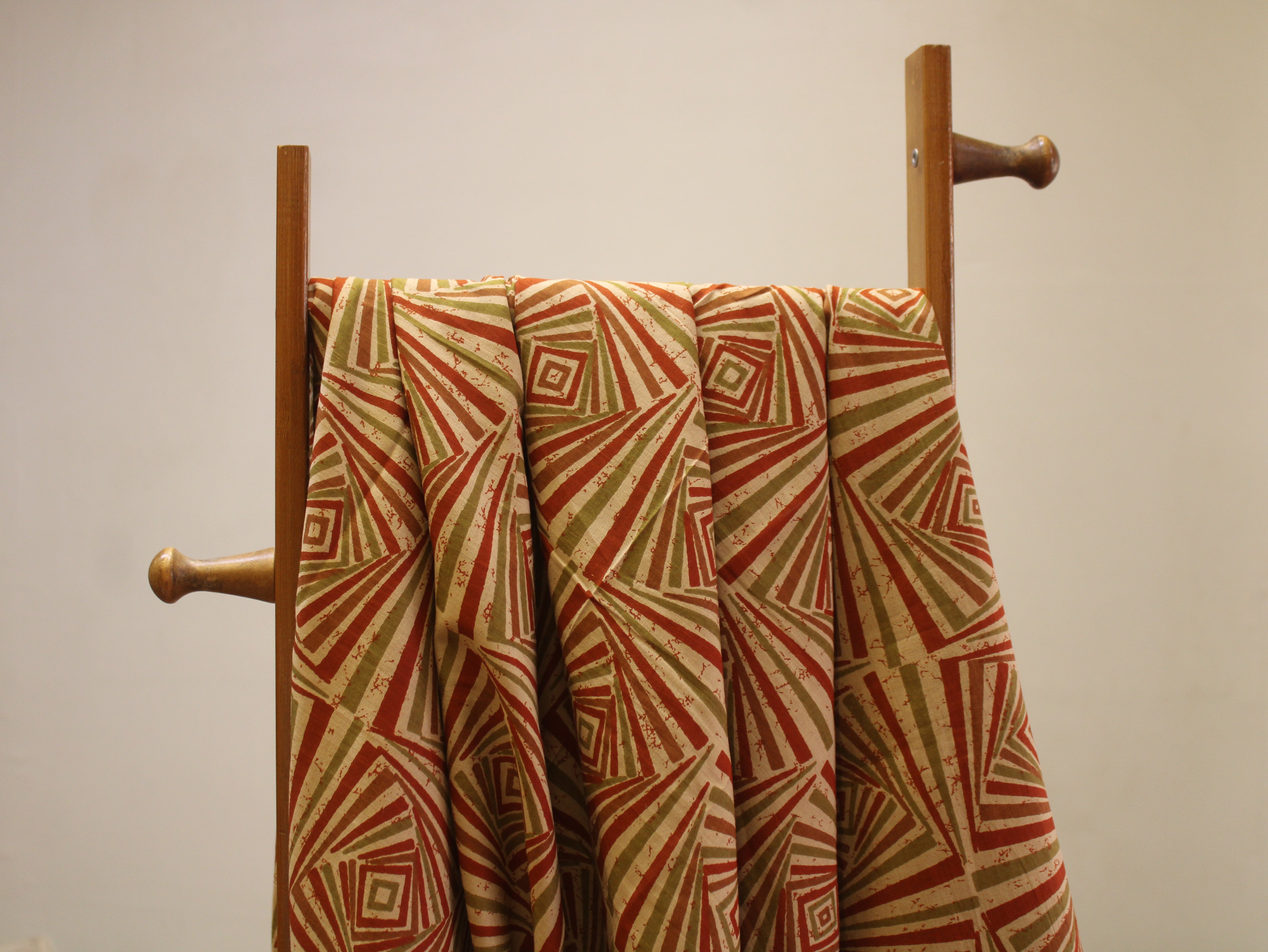 Pure Cotton Cambric Printed Fabric | 44 Inch | 60×60 Count | Orange