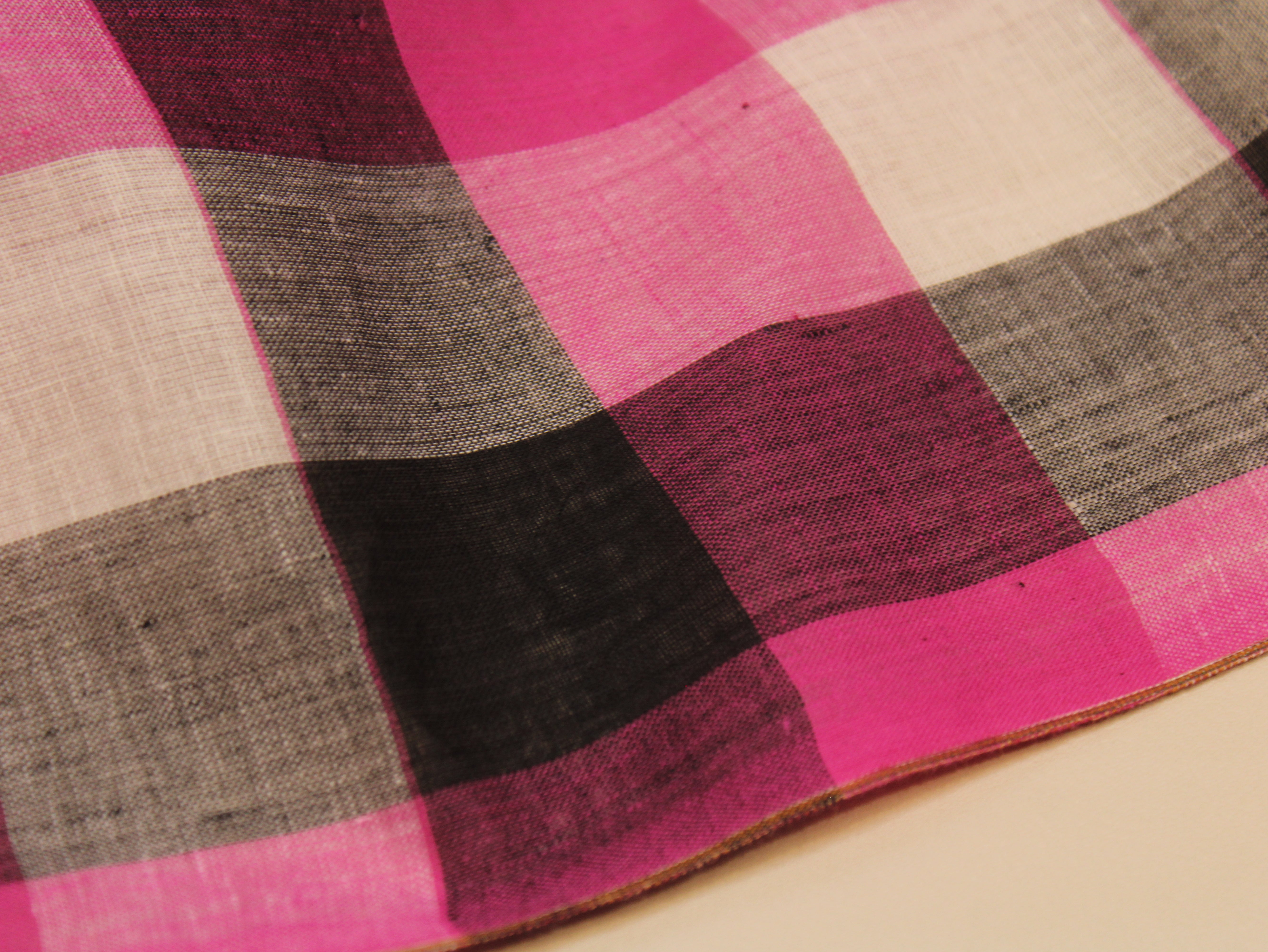 Pure Cotton Handloom Multi Checked Fabric 44 Inch | Mfoks